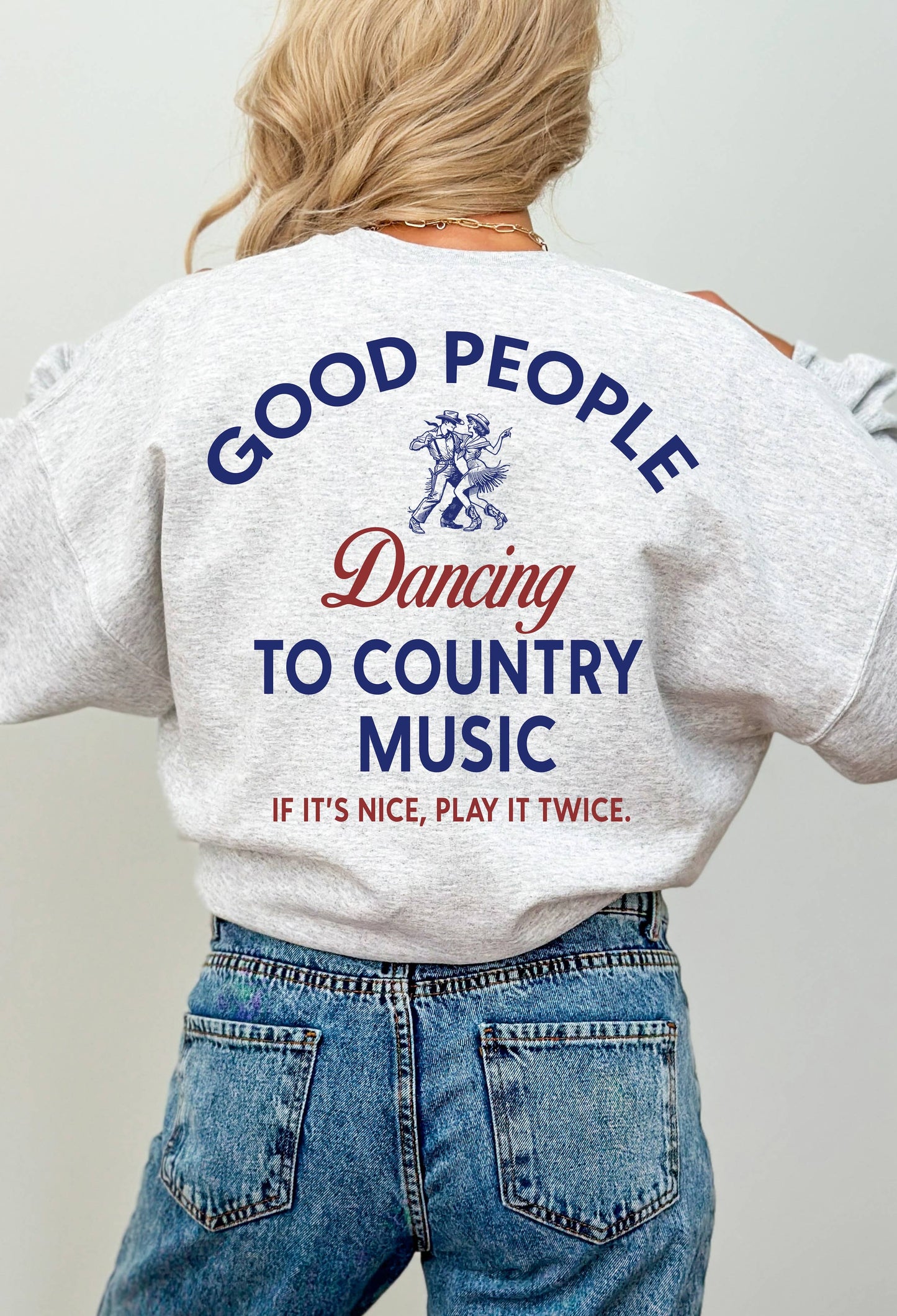 If It's Nice, Play It Twice Graphic Sweater