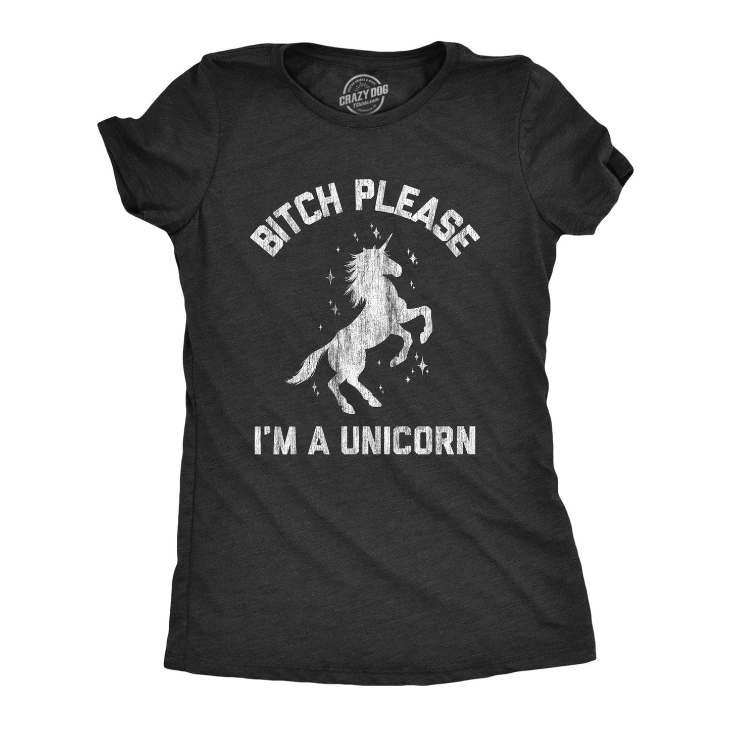 Bith Please I'm A Unicorn Women's Tshirt Unicorn Graphic Tee