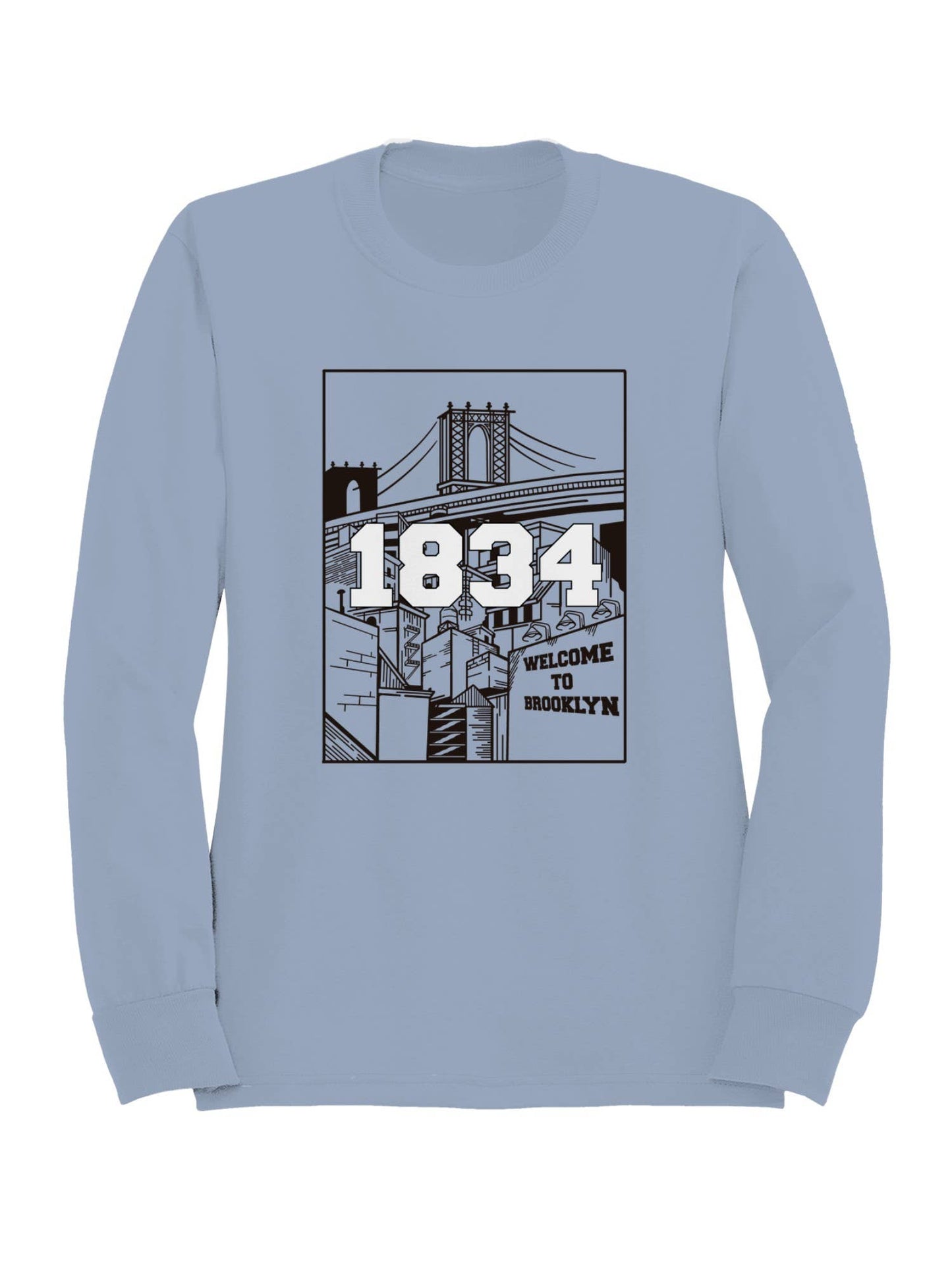 Brooklyn Bridge Art Print Men's Sweatshirt