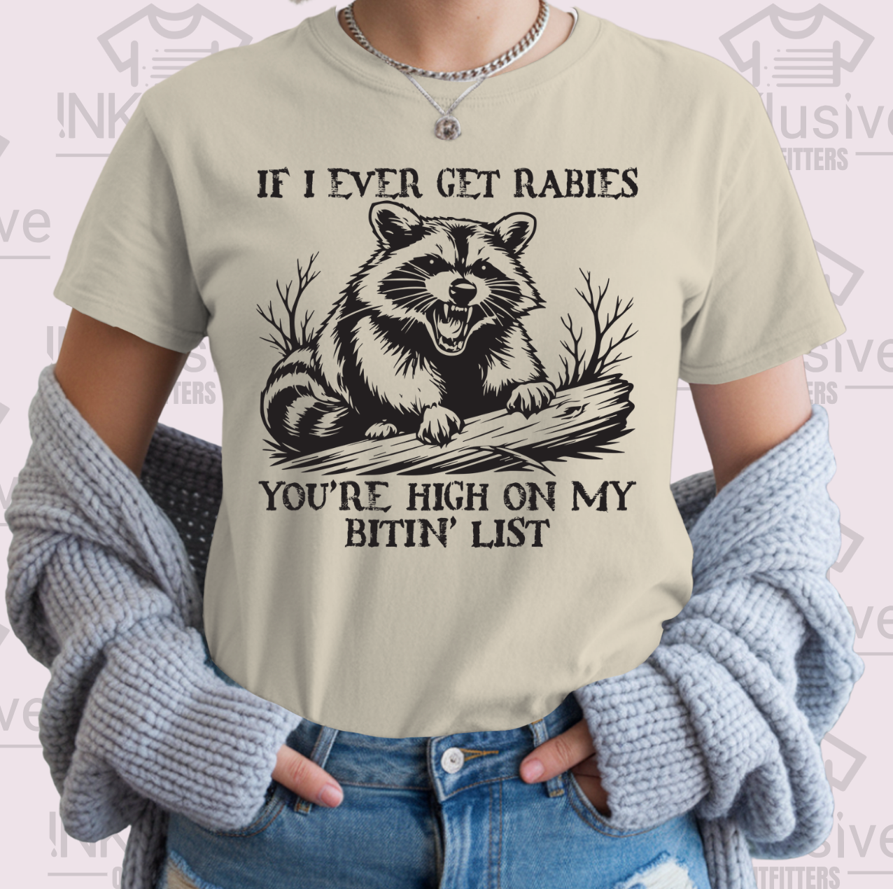 Rabies High Bittin List - T-Shirt Gildan Softstyle