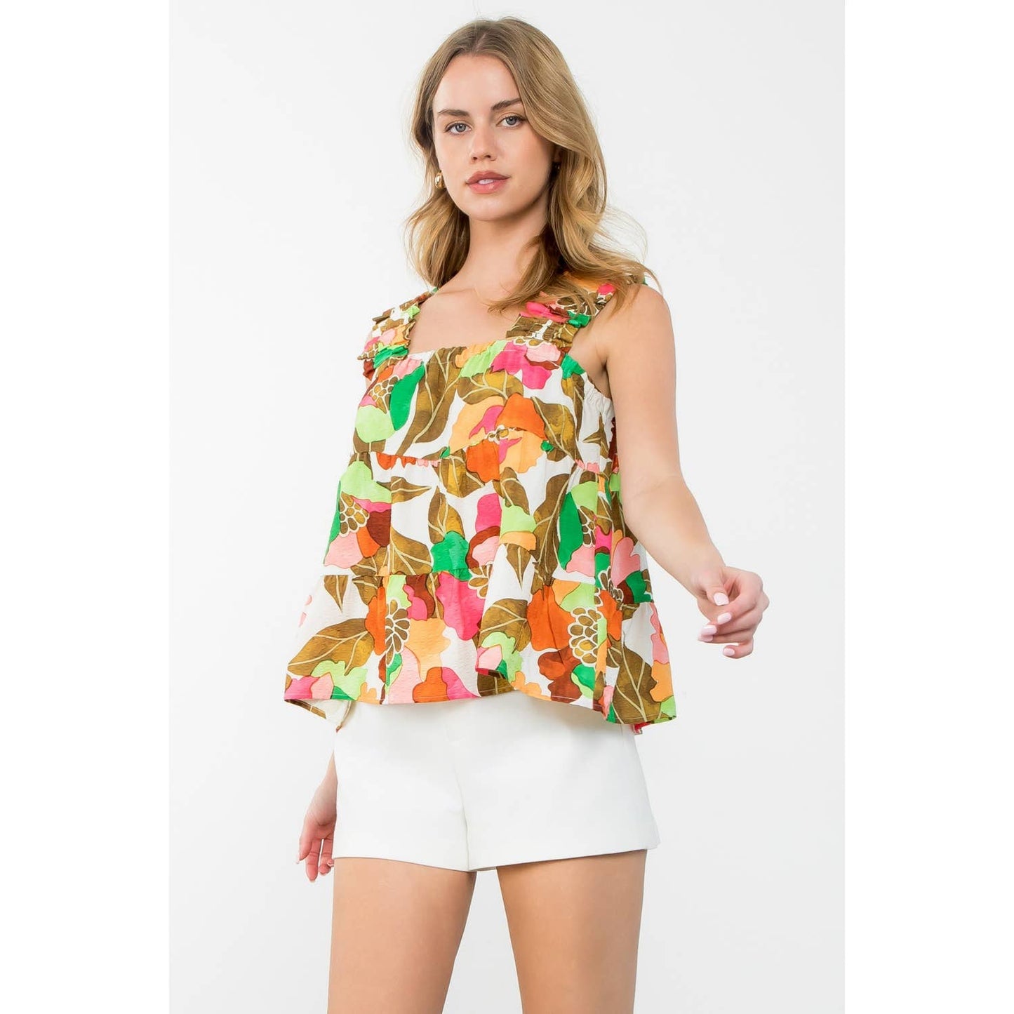 Floral Print Tank Top