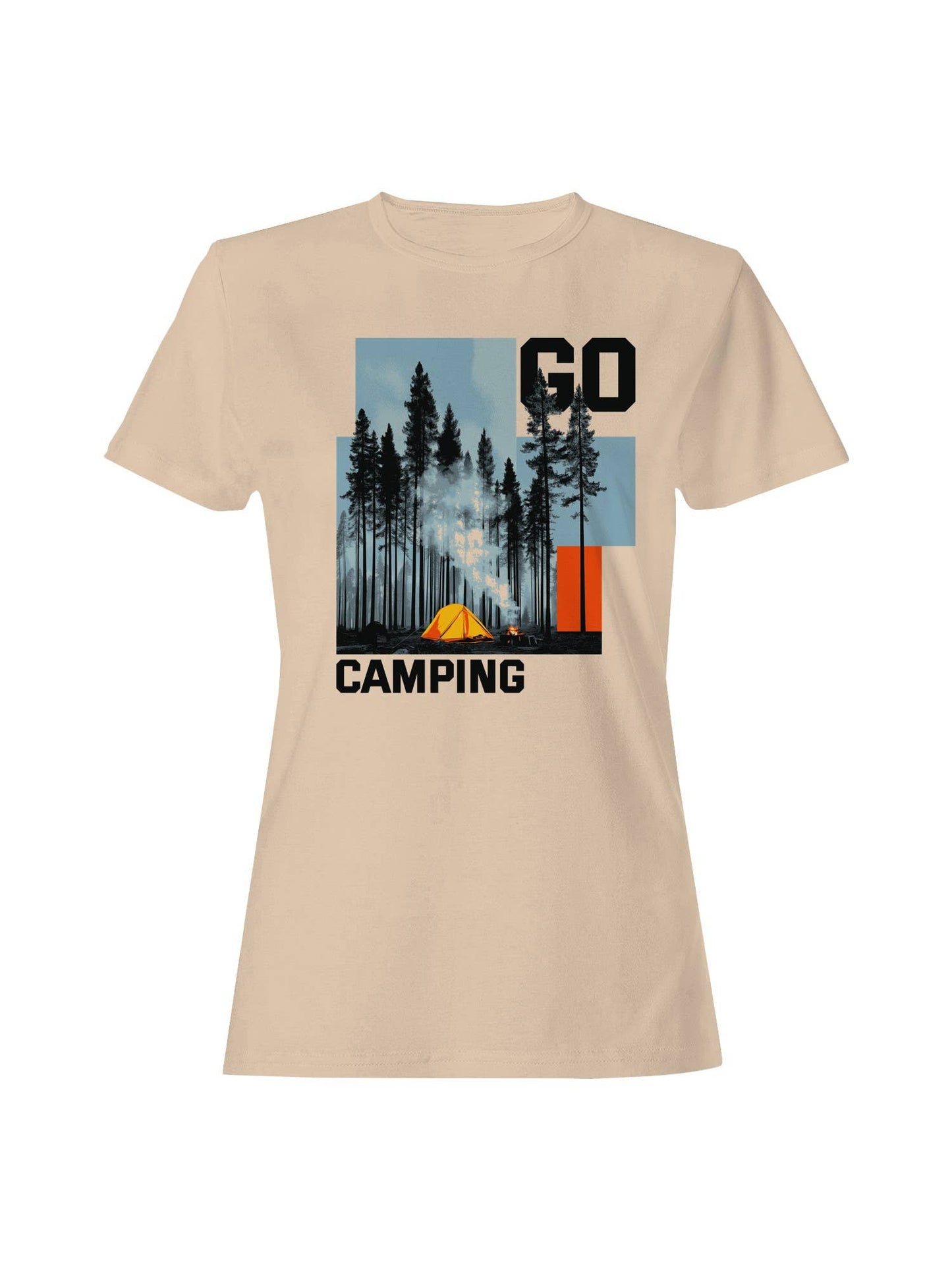 Explore Nature: Go Camping Design Women's T-Shirt