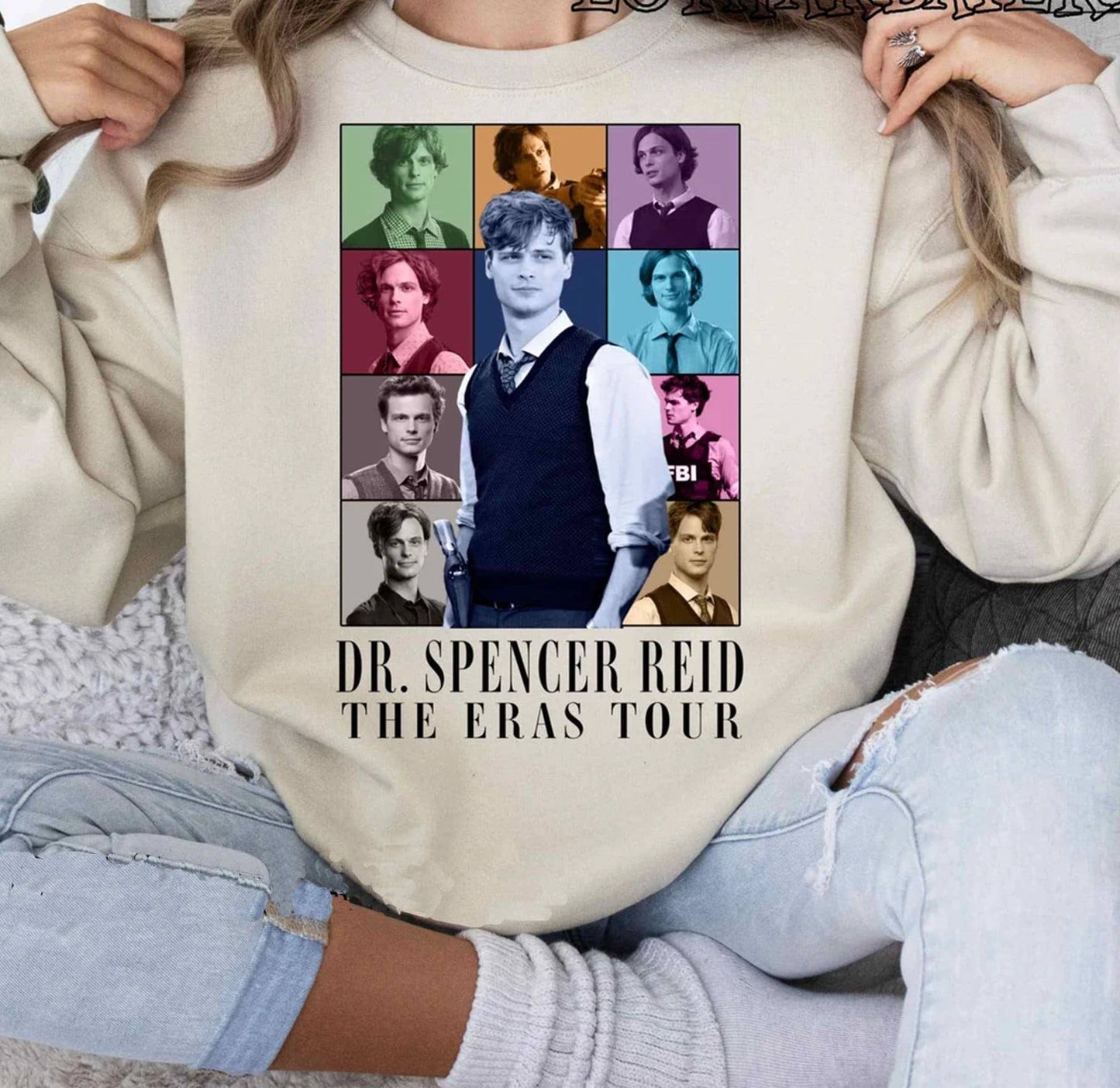 Dr. Spencer Reid Criminal Minds Eras Tour Sweatshirt