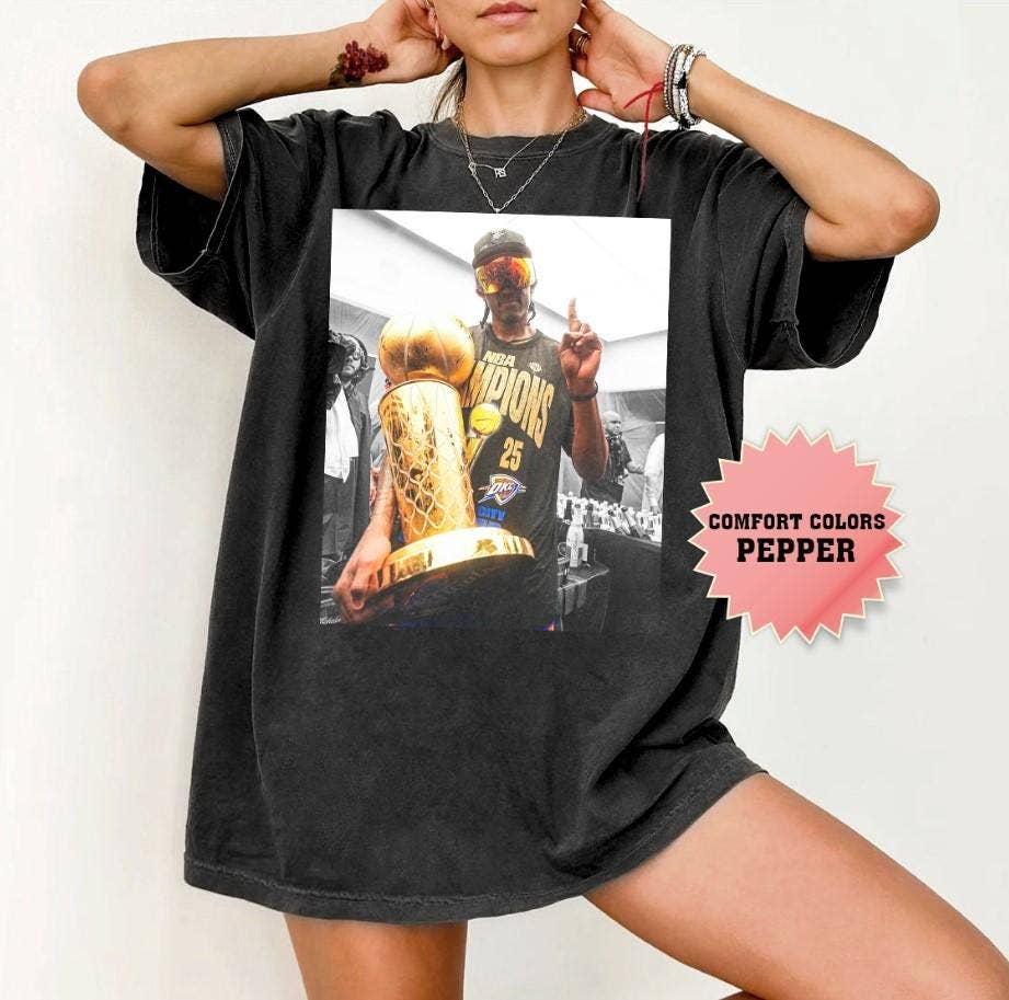 Okc Basketball Champs 2025 Retro Game Day Shirt