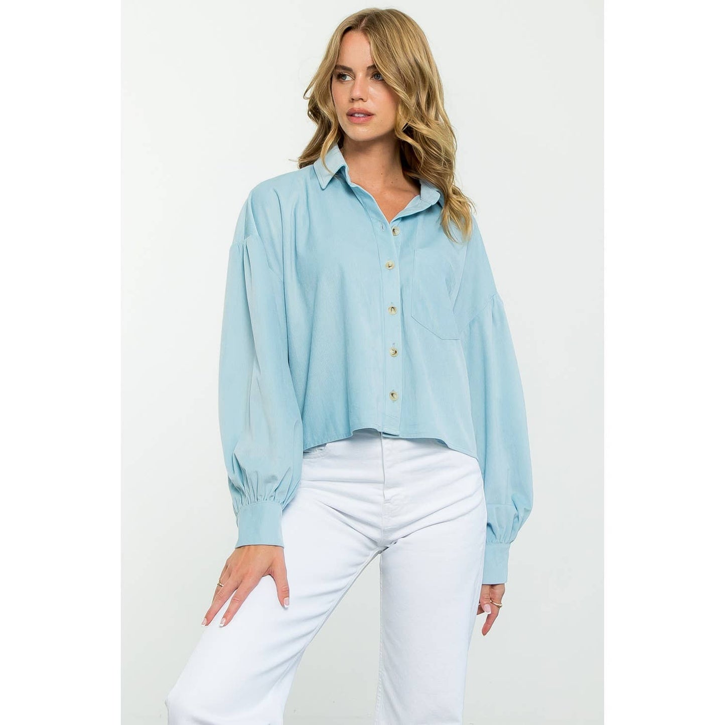 Button Up Corduroy Jacket