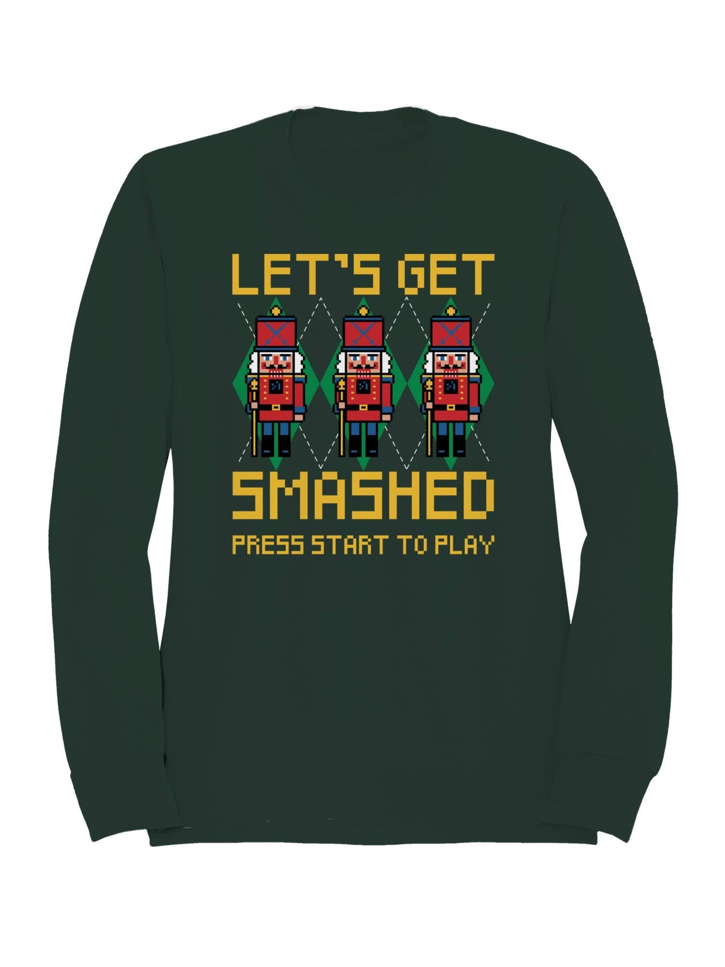 Retro Nutcracker Game Design Men's Sweatshirt
