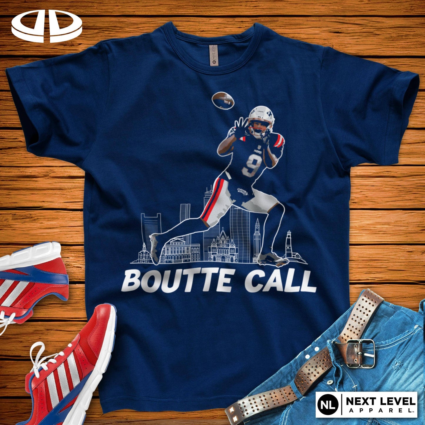 New England Football Boutte Call T-Shirt