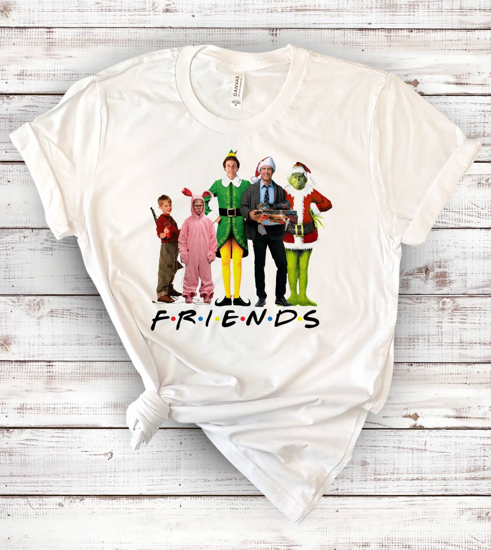 Friends Christmas - Buddy Clark Elf Grinch Christmas Shirt