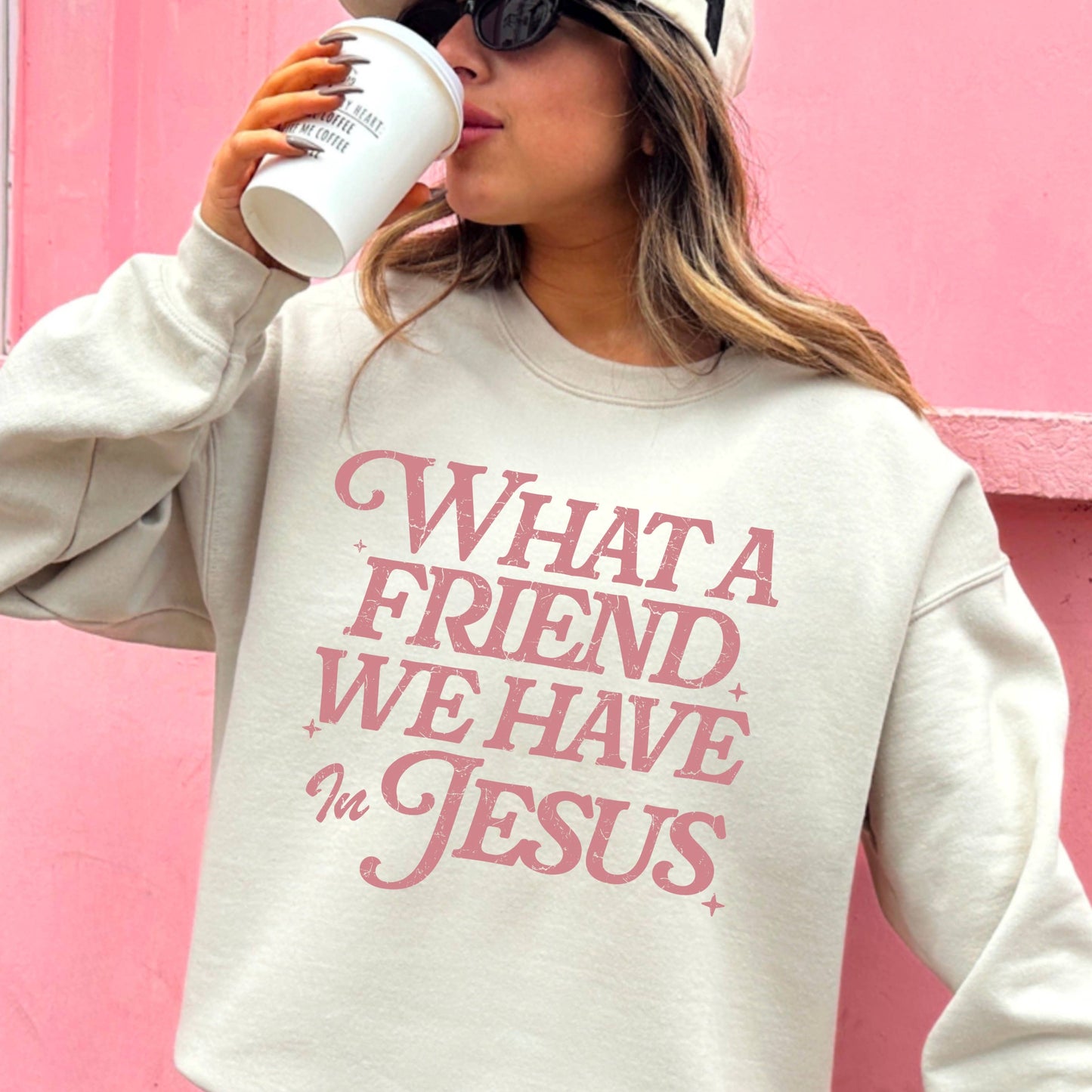What A Friend We Have in Jesus Christian Sweatshirt | Gildan