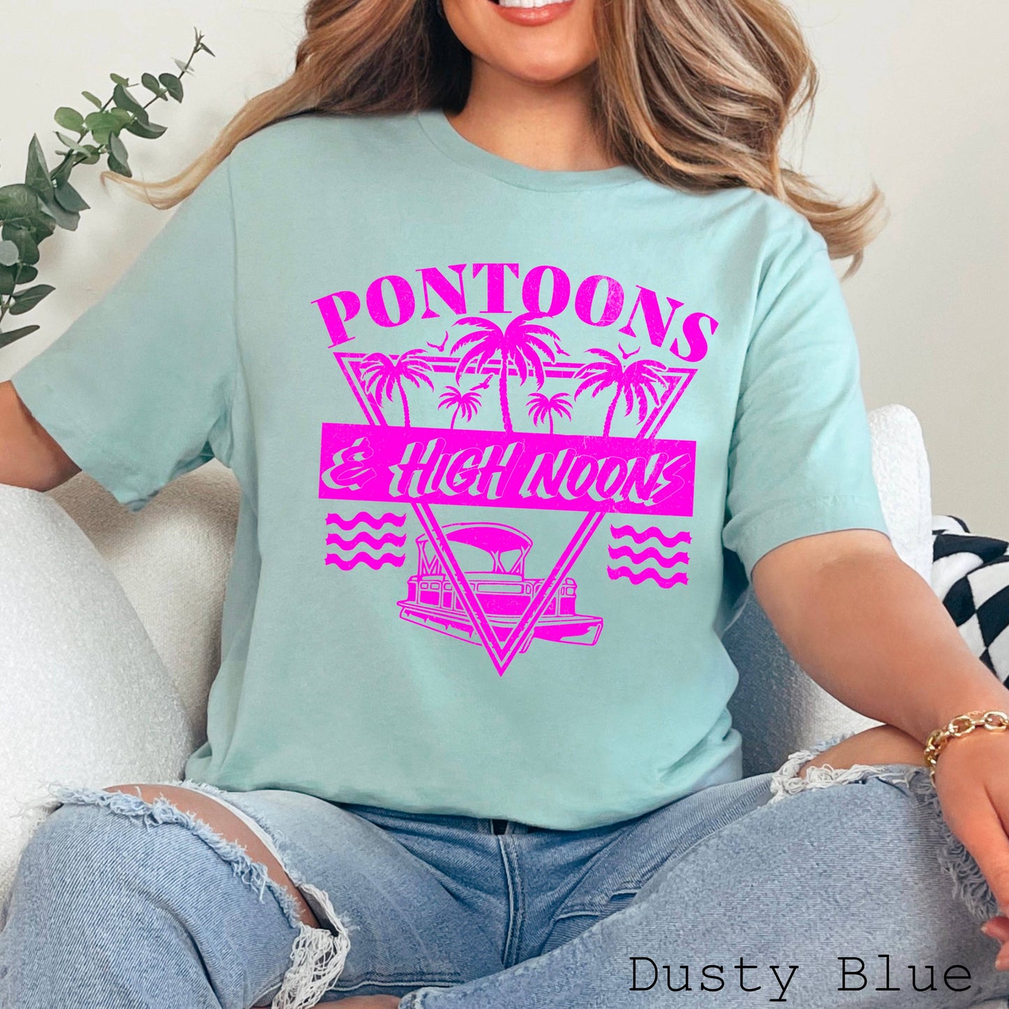 Pontoons & High Noons Women’S Graphic Tee | Bella Canvas