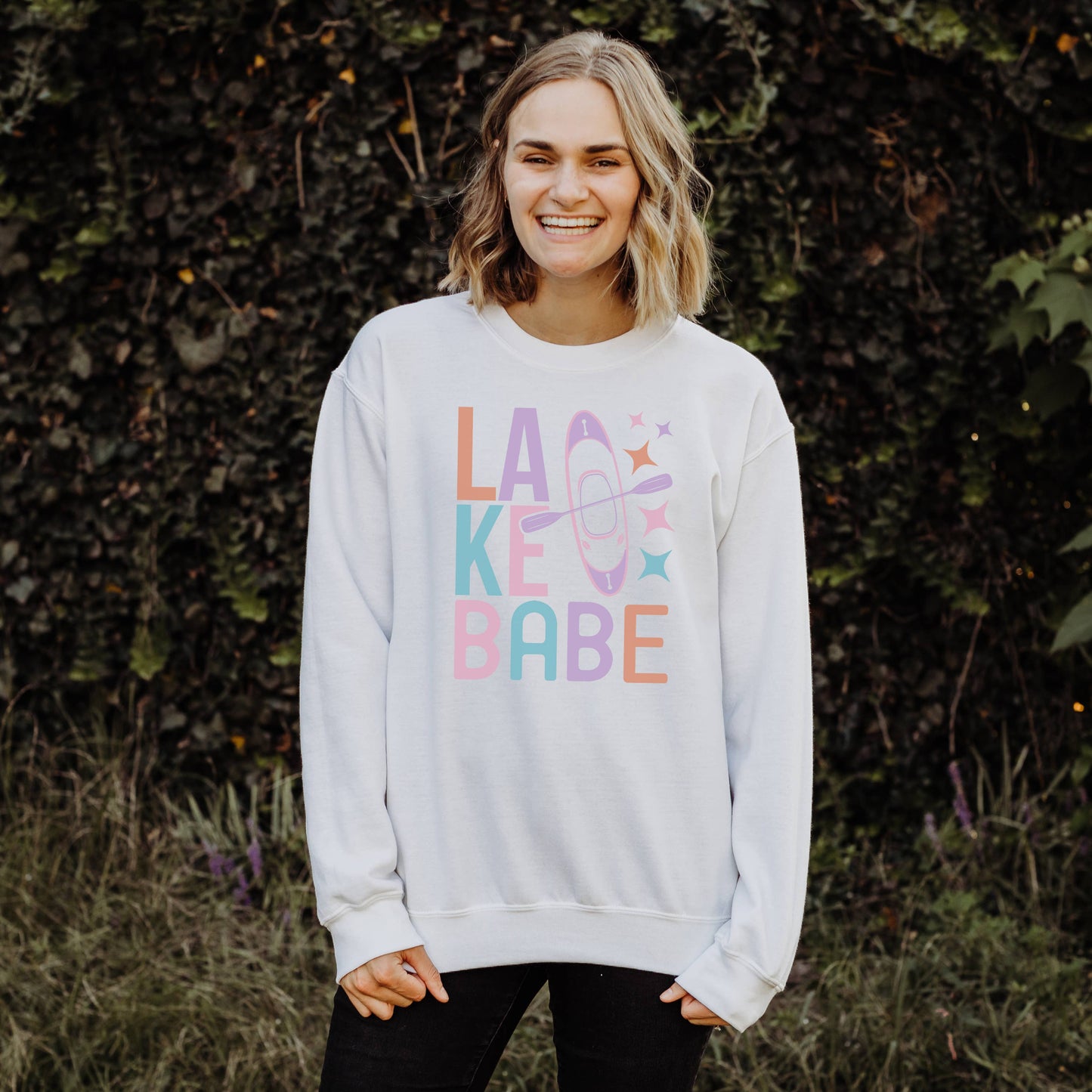 Lake Babe Crewneck Sweatshirt | Sizes S-2XL
