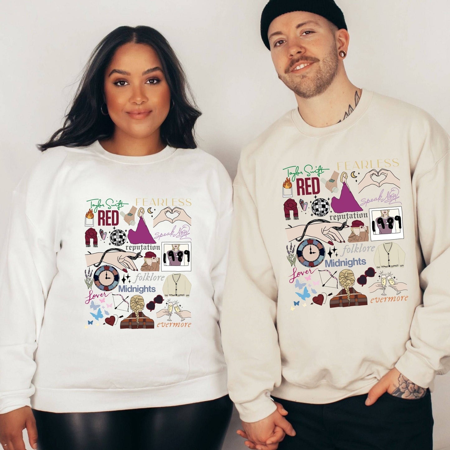 Musical Journey the Eras Tour Sweatshirt For Book Lovers
