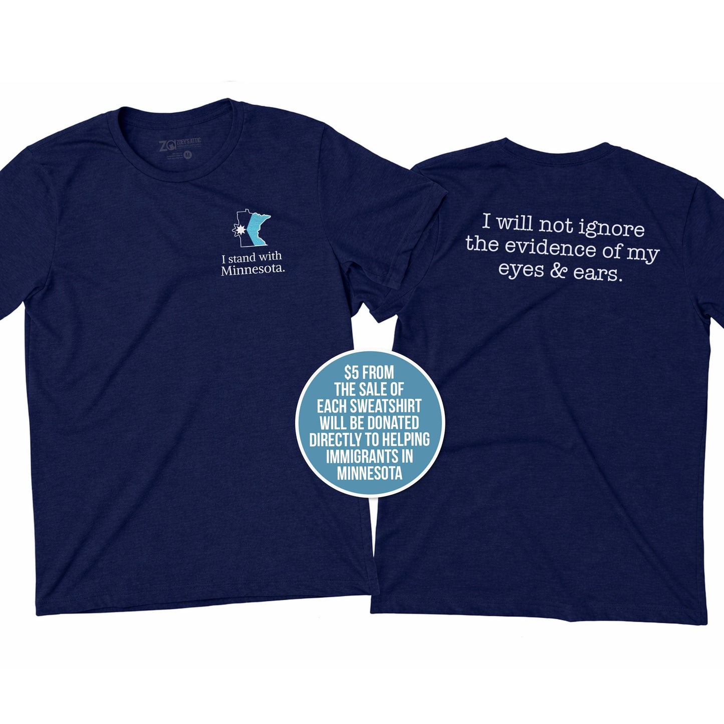 Minnesota Immigrant Support Sweatshirt Activism