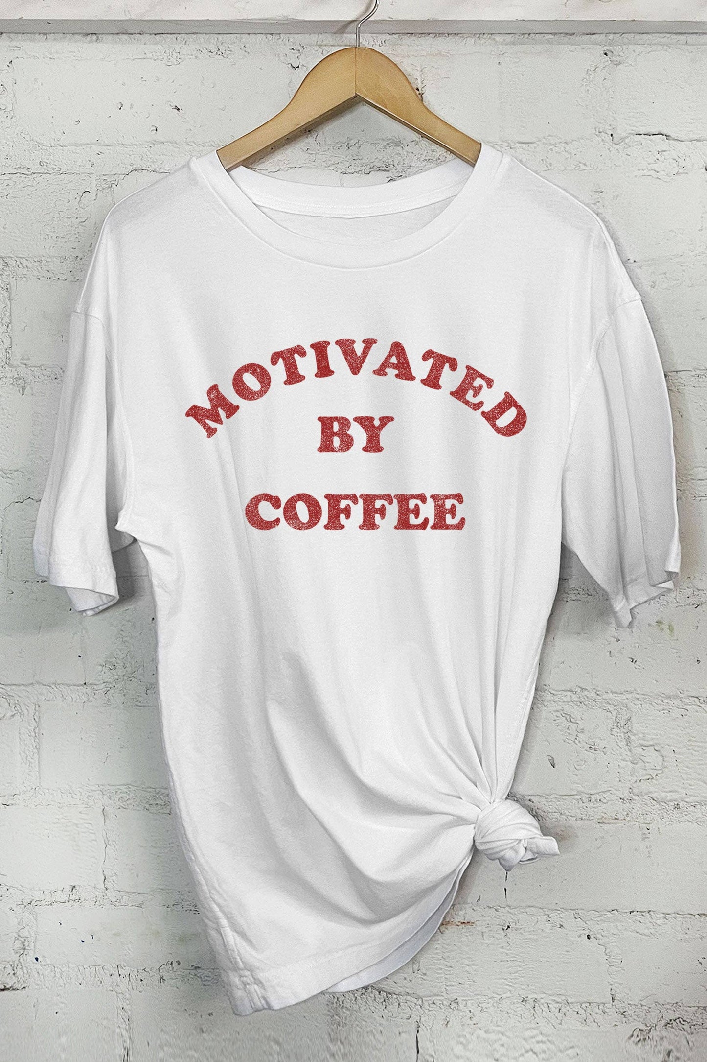 Motivated By Coffee-Oversized Tee