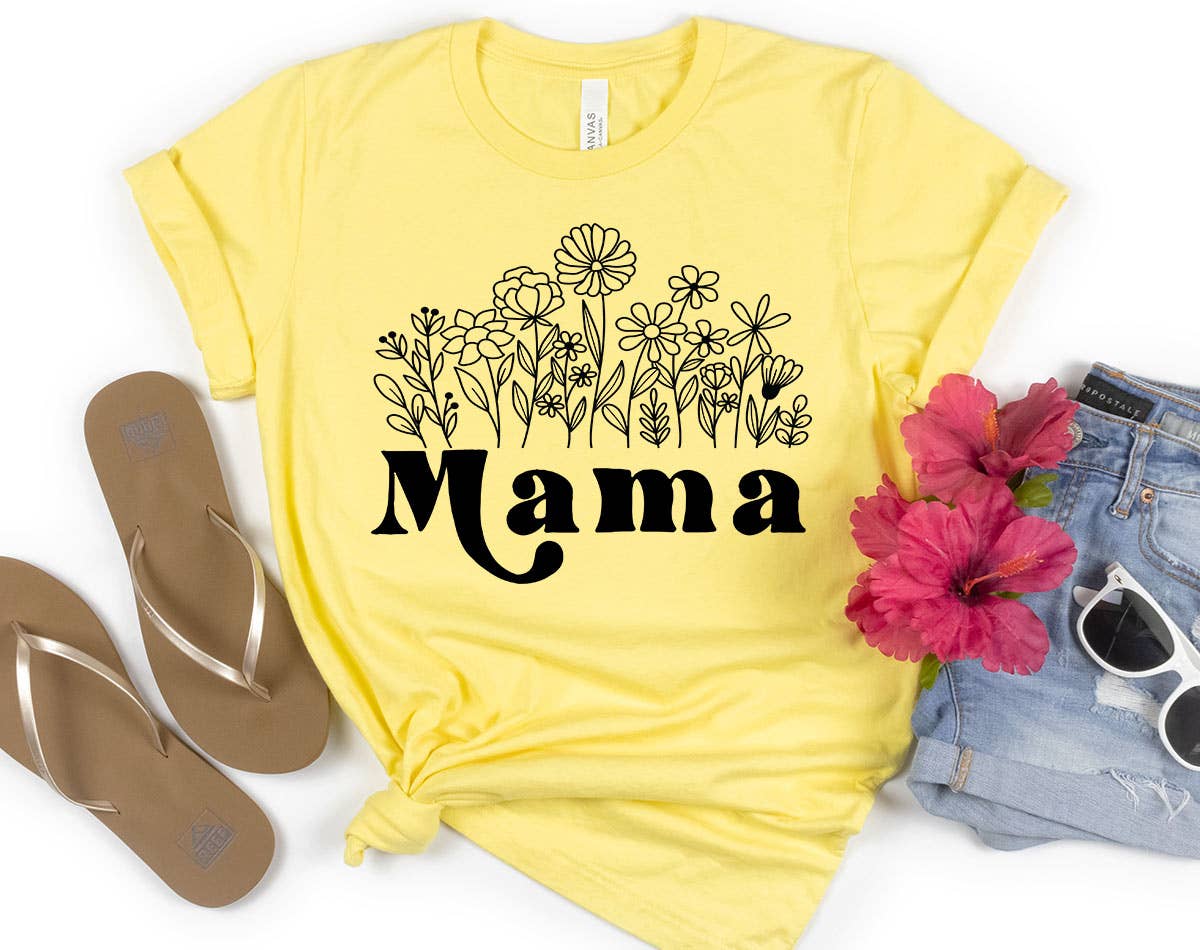 Mama Wildflowers - Plant Mom Flower Shirt