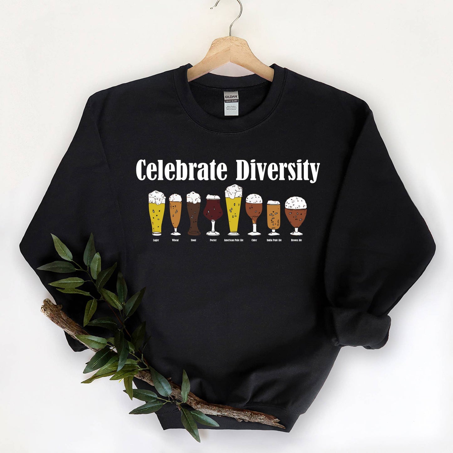 Funny Beer - Celebrate Diversity Hops Ipa Sweatshirt