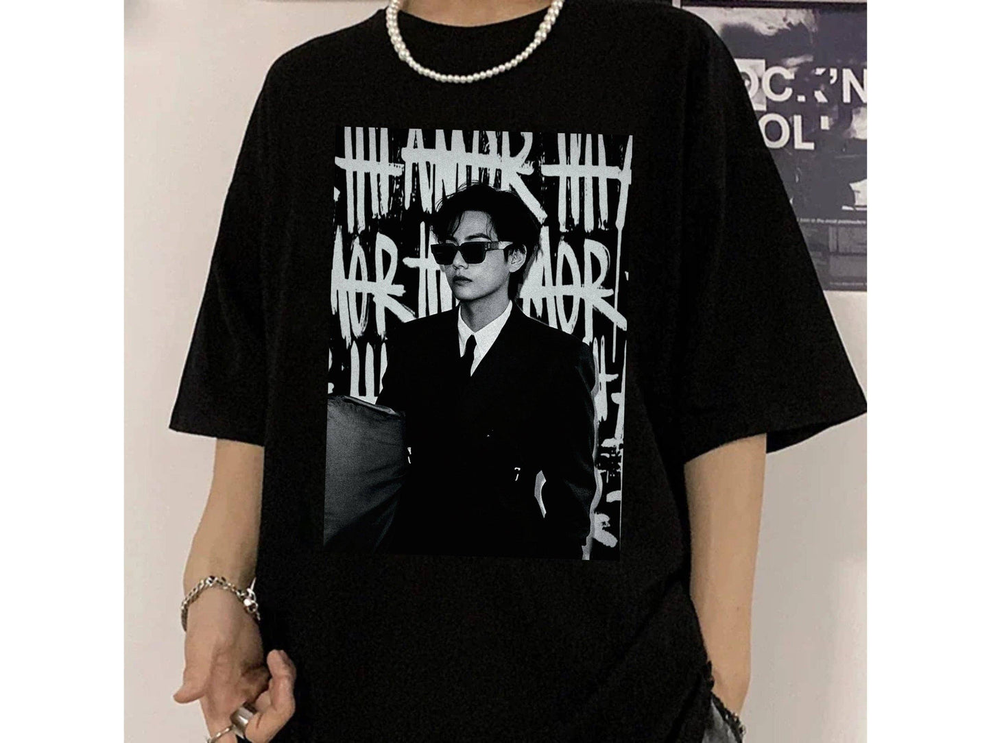 Kim Taehyung Vintage Tee - Bts V Kpop Fan Gift Unisex T-Shir