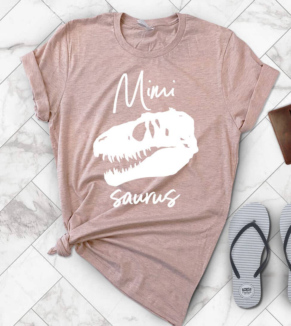 Mimi Saurus - Mimi Dinosaur Mother's Day Gift T-Shirt