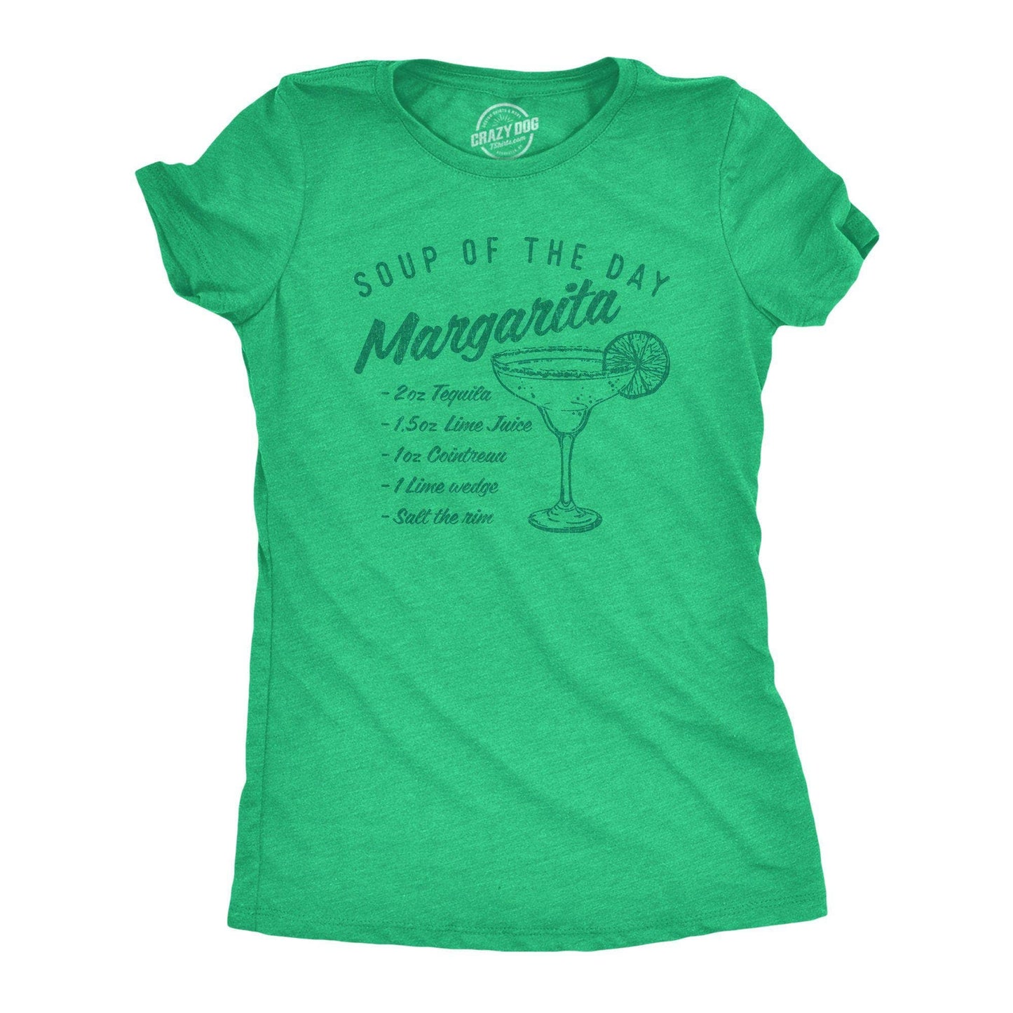 Soup of the Day: Margarita Women's Tshirt Drinking Graphic