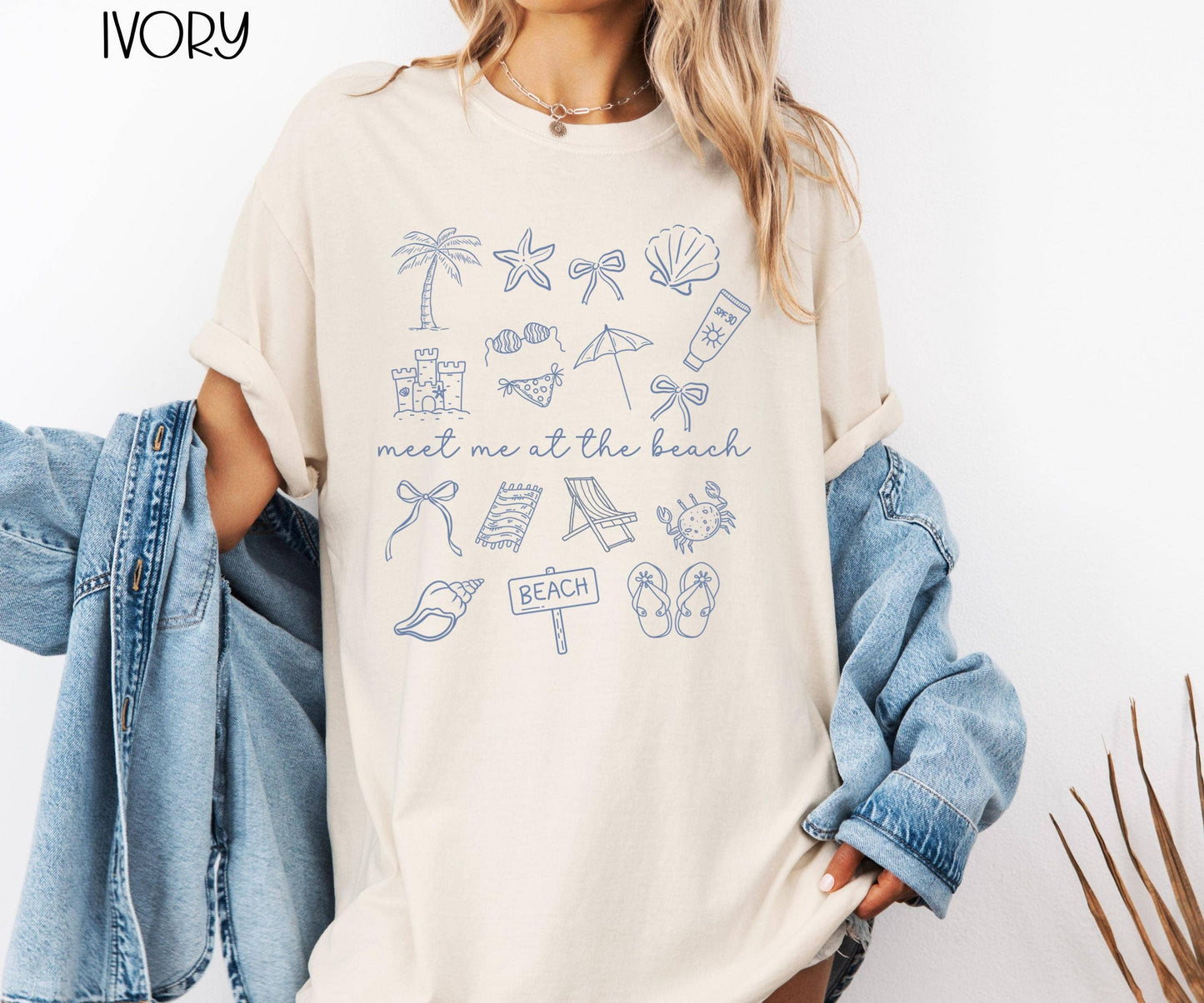 Meet Me At the Beach Coastal Tee