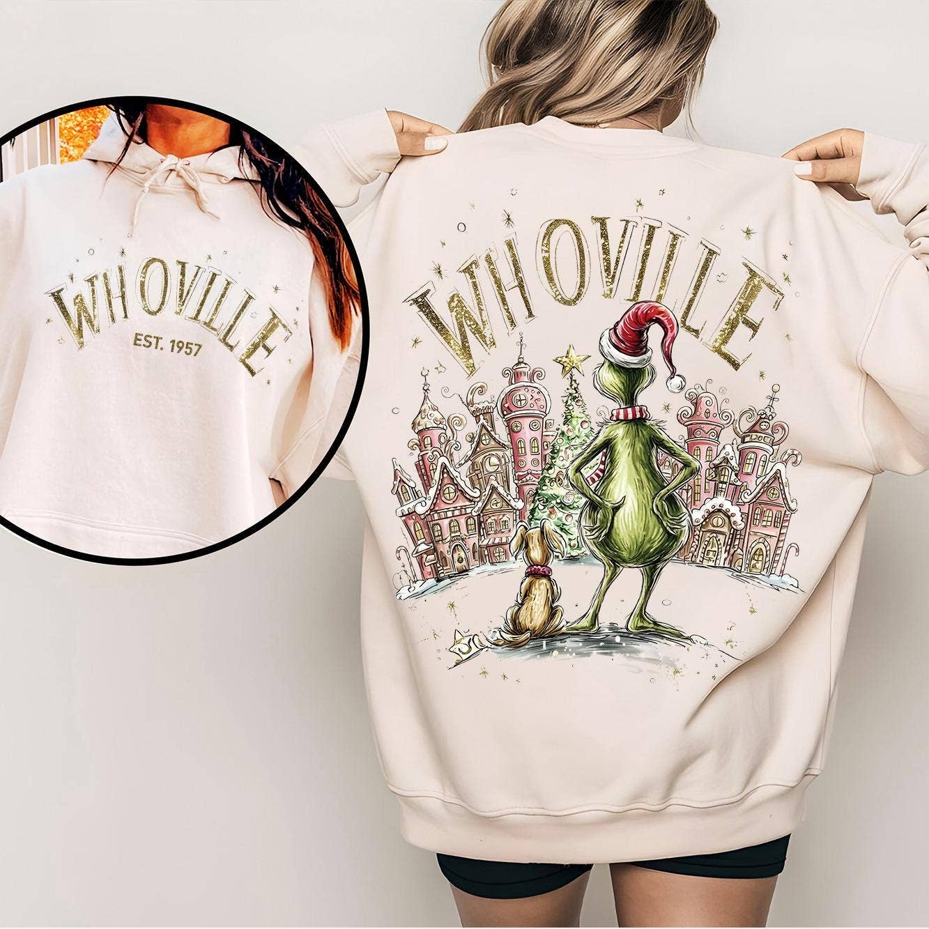 Retro Christmas Holiday Sweater