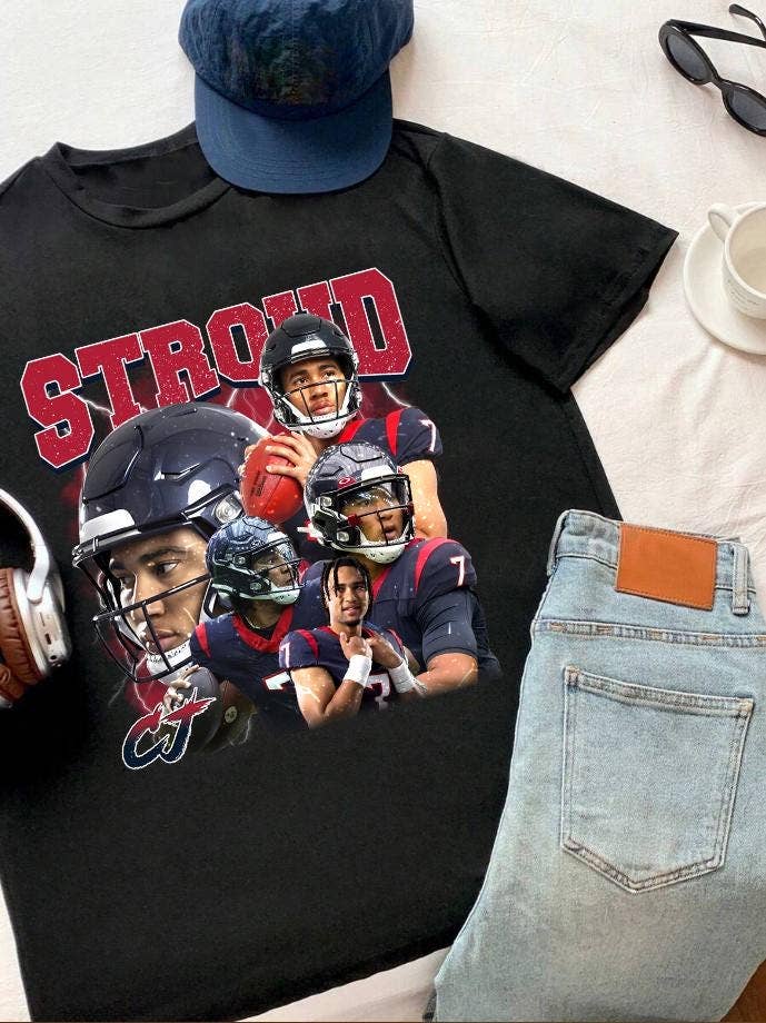Vintage 90S Graphic Style Cj Stroud Retro Football Tee