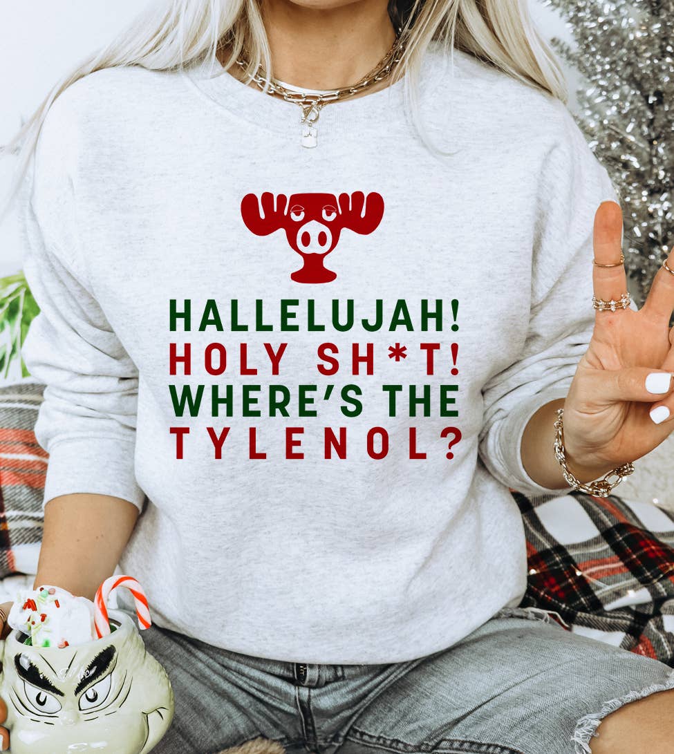 Hallelulah Holy Sh*T - Christmas Vacation Sweatshirt