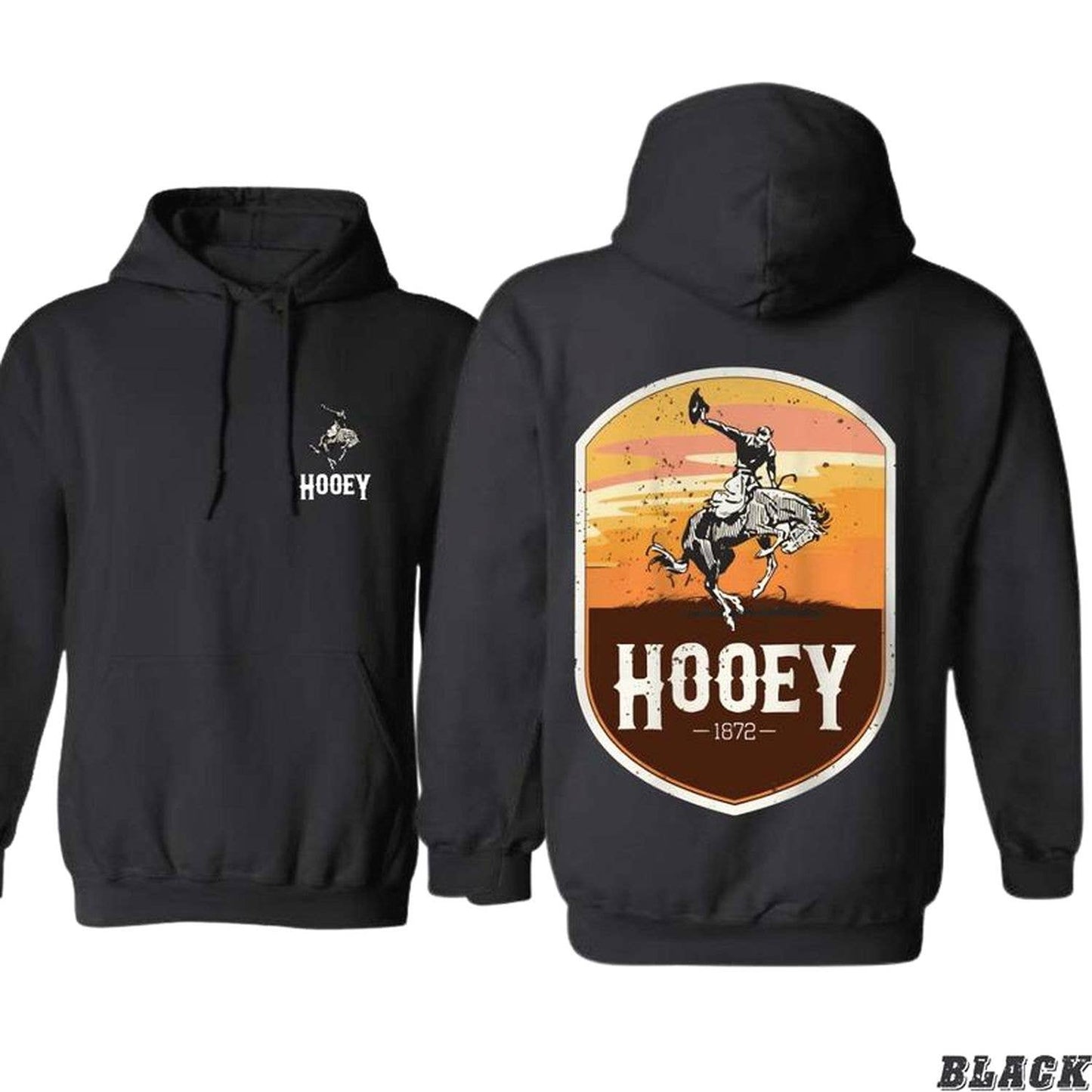 Hooey Hoodie - Classic Western Rodeo Design For Cowboys