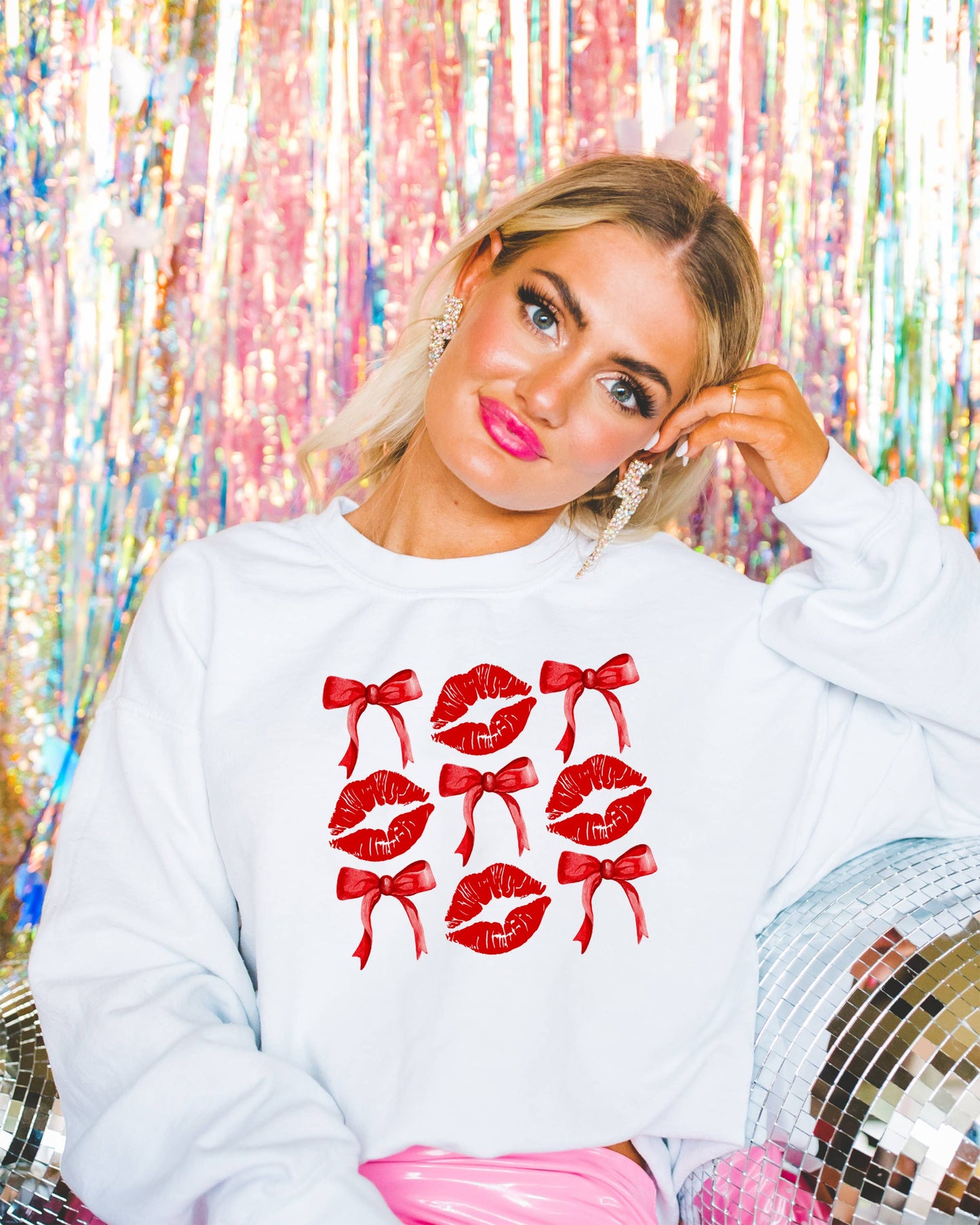 Coquette Sweatshirt, Soft Girl, Valentine's Day Sweatshirt