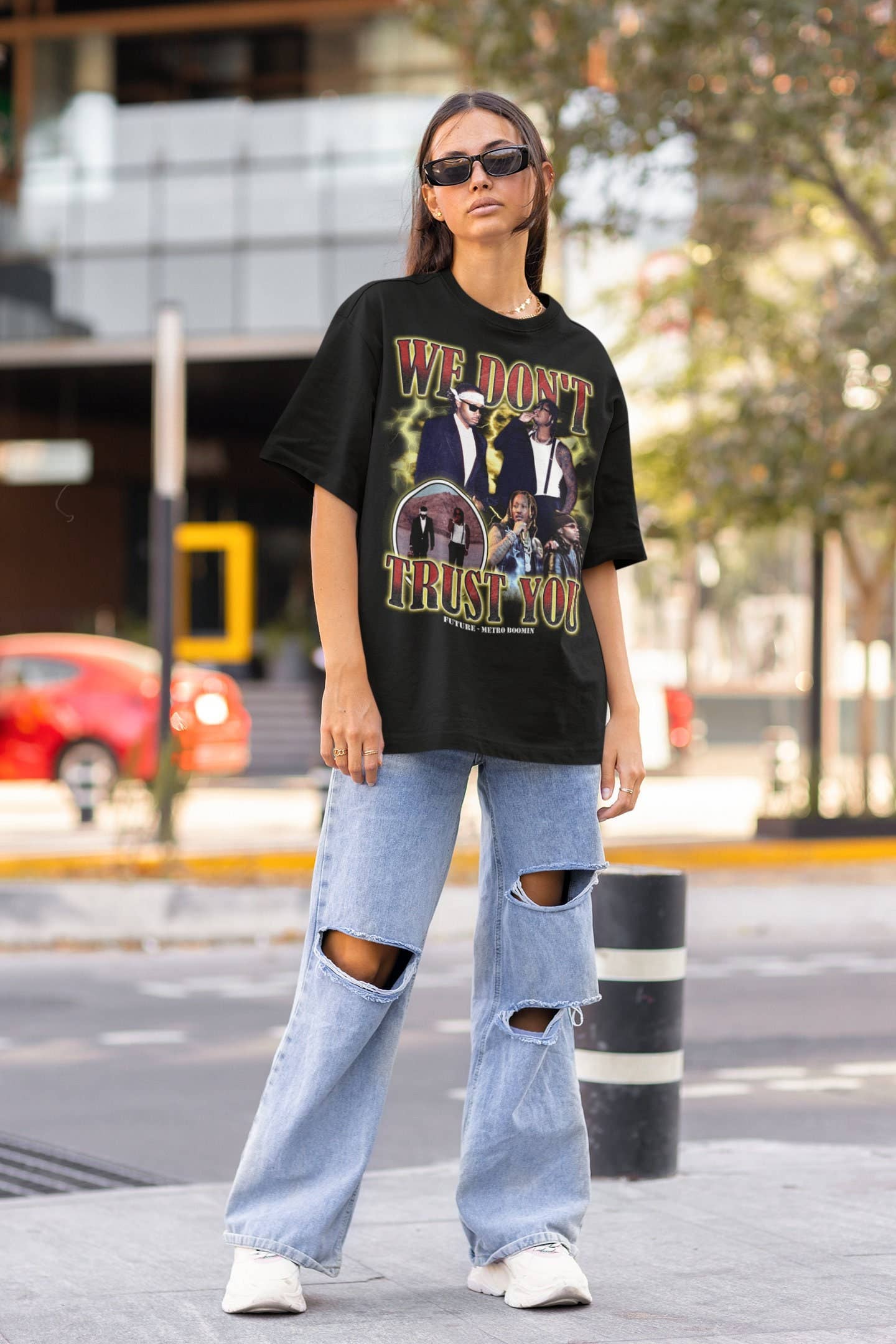 Metro Booming and Future We Don't Trust You Rap Hip Hop Tee
