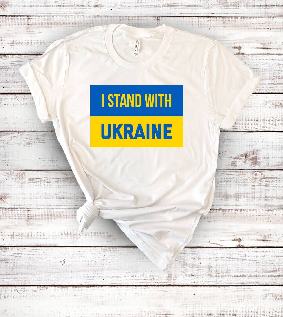 I Stand with Ukraine - No War T-Shirt