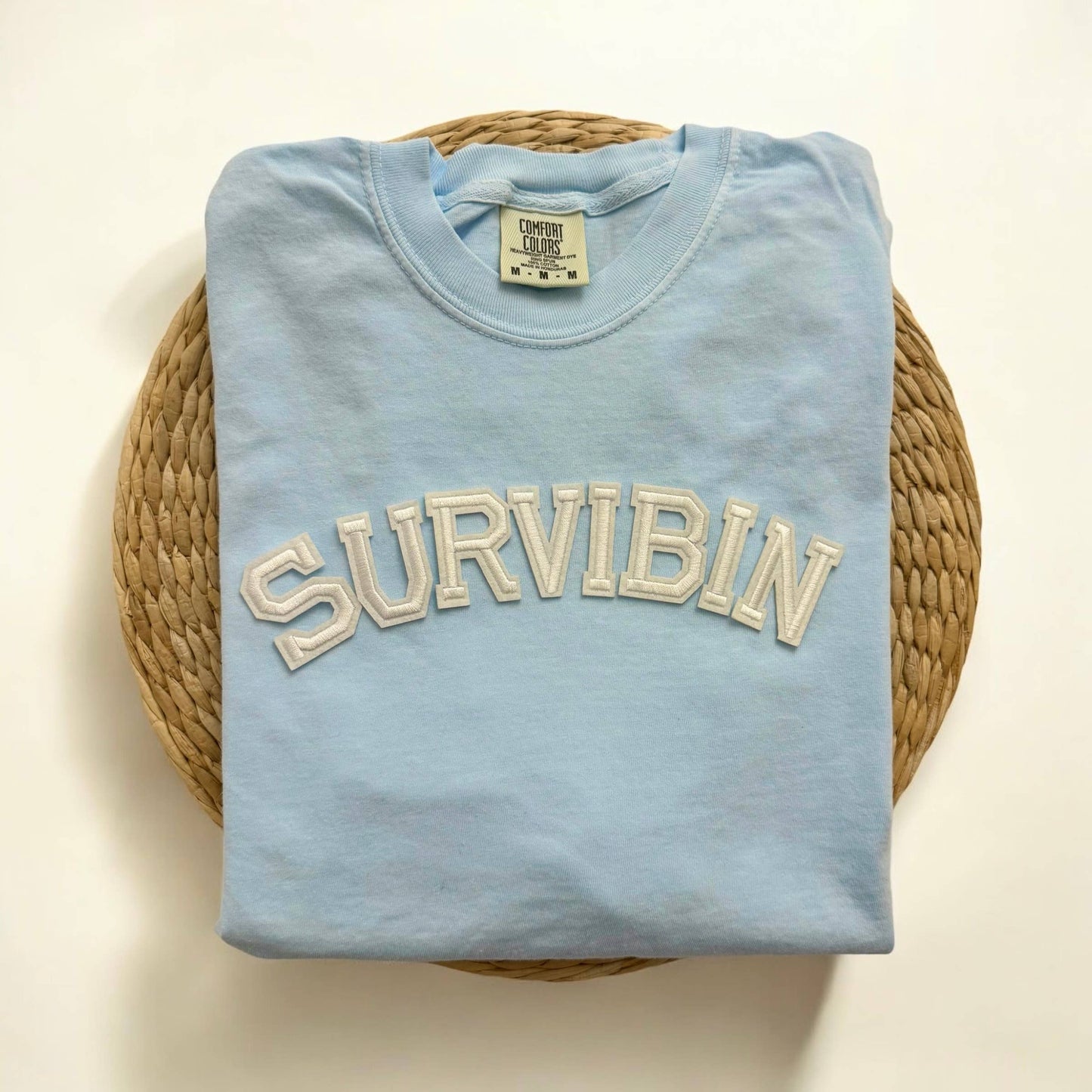 Comfort Colors Survibin Short Sleeve Shirt, Funny Tees