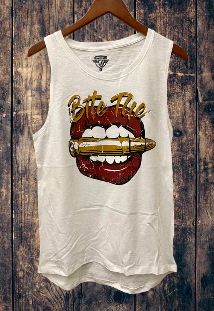 Bite the Bullet Vintage Muscle Tank Top