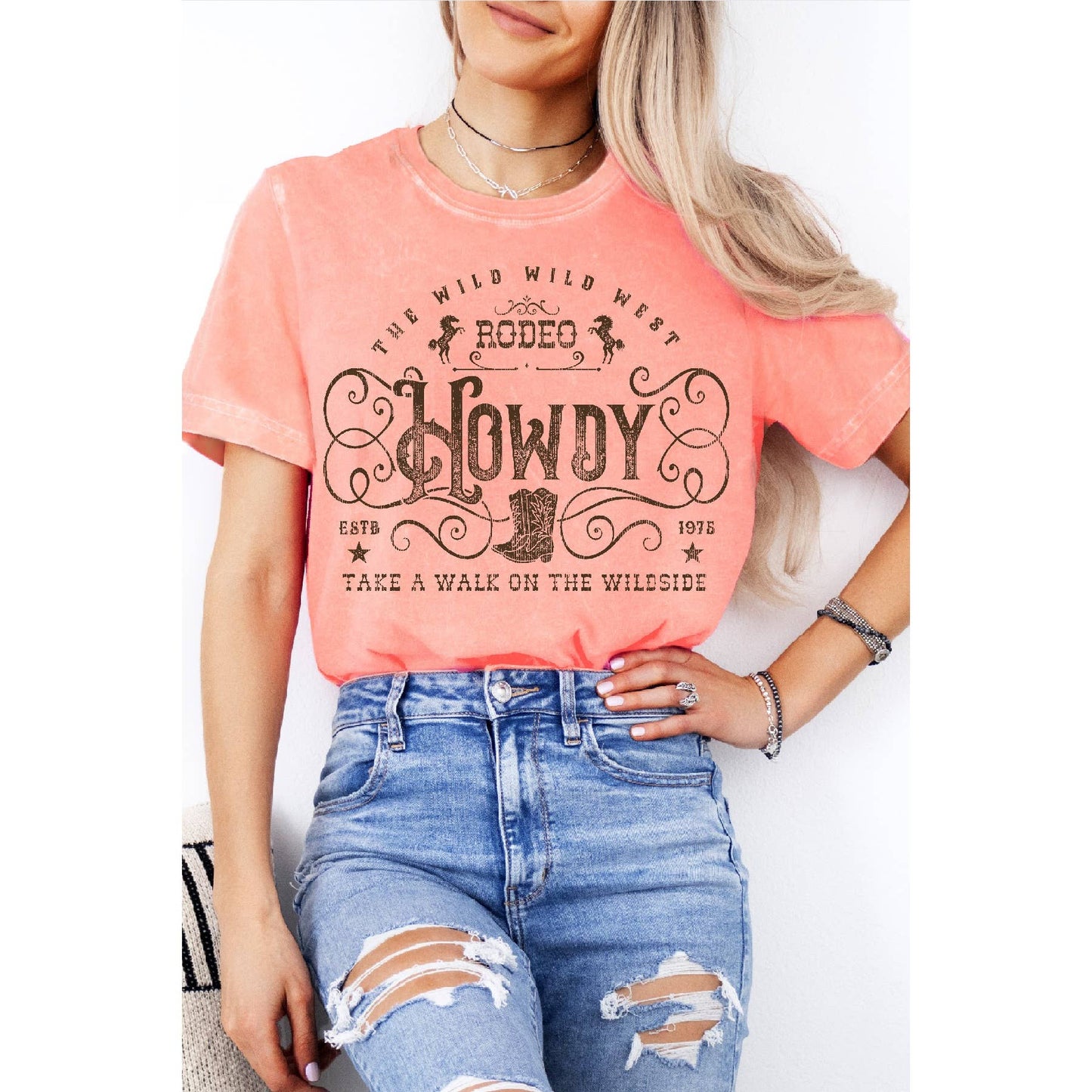 Howdy Rodeo - Mineral Wash T Shirt