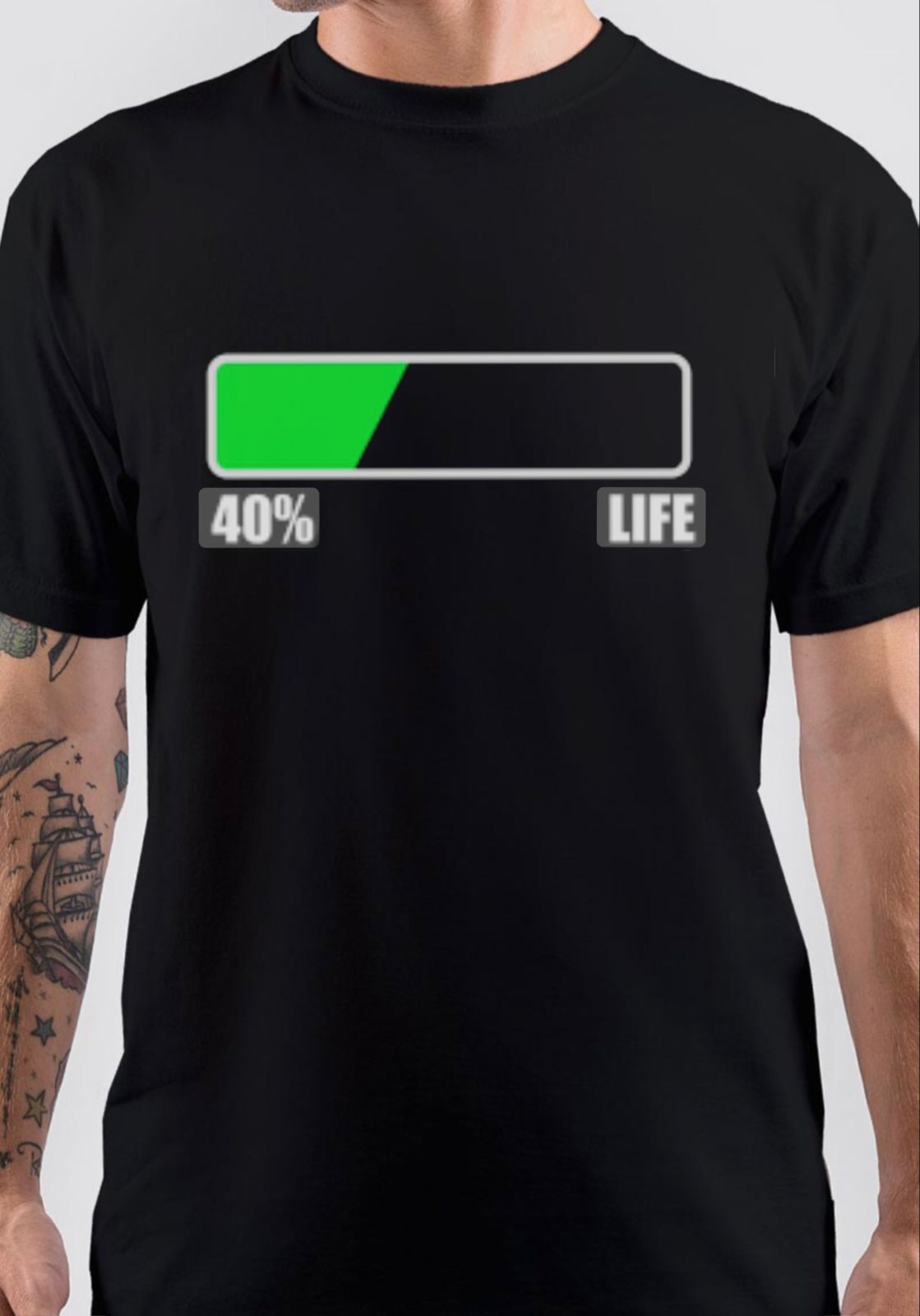 40% Life Watermark T-Shirt