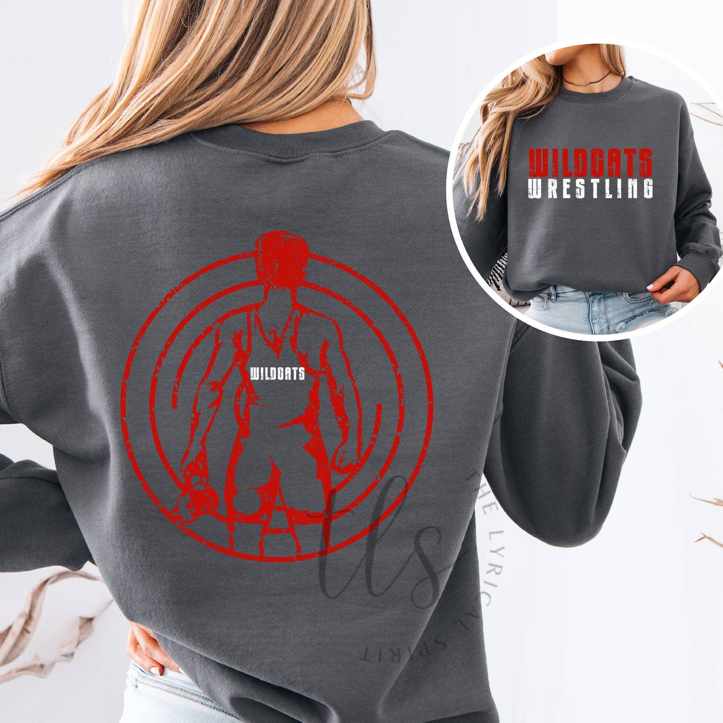 Customizable Boys Wrestling Spirit Wear T-Shirt/Sweatshirt