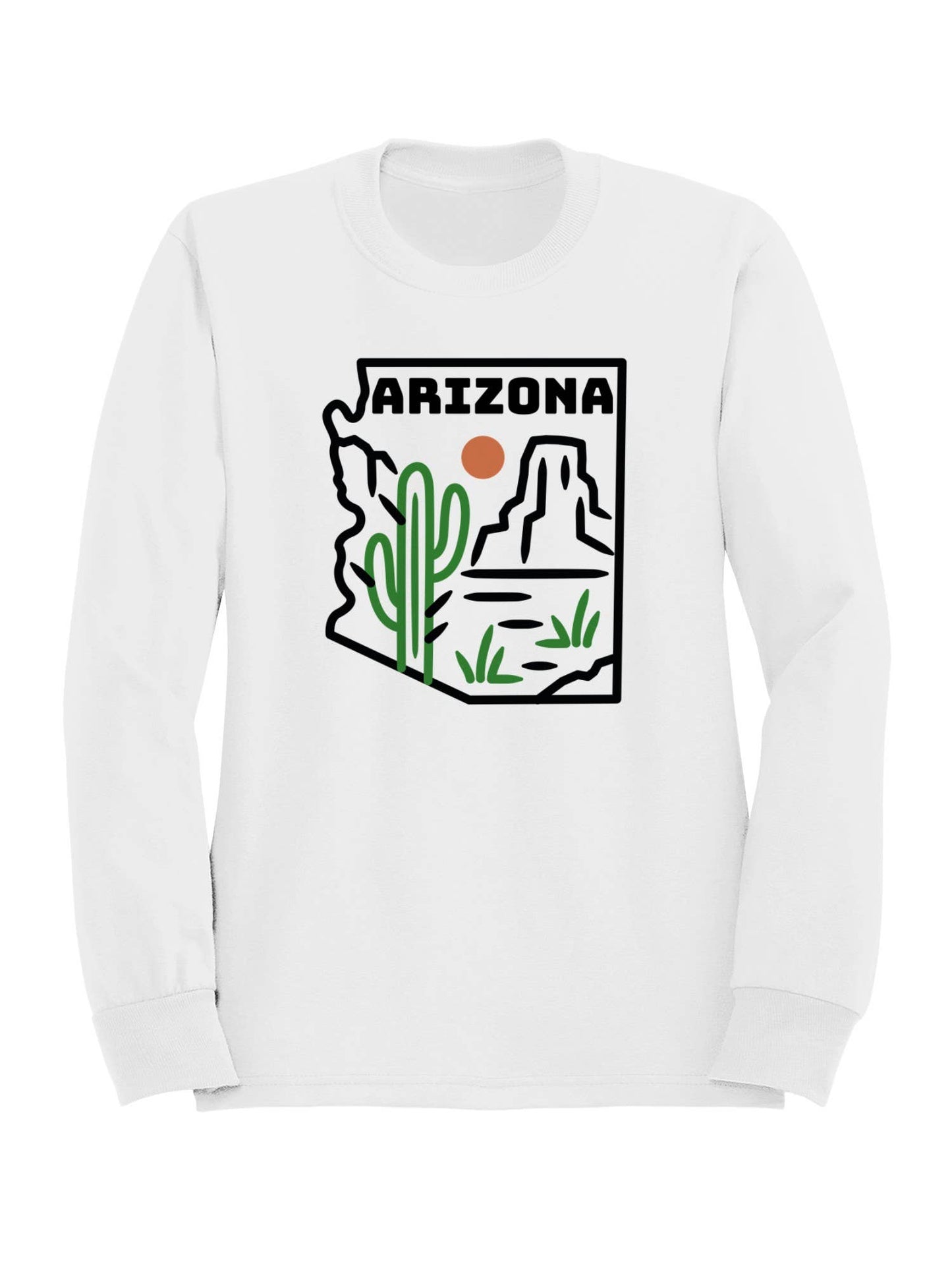 Arizona Cactus Desert Art Men's Sweatshirt