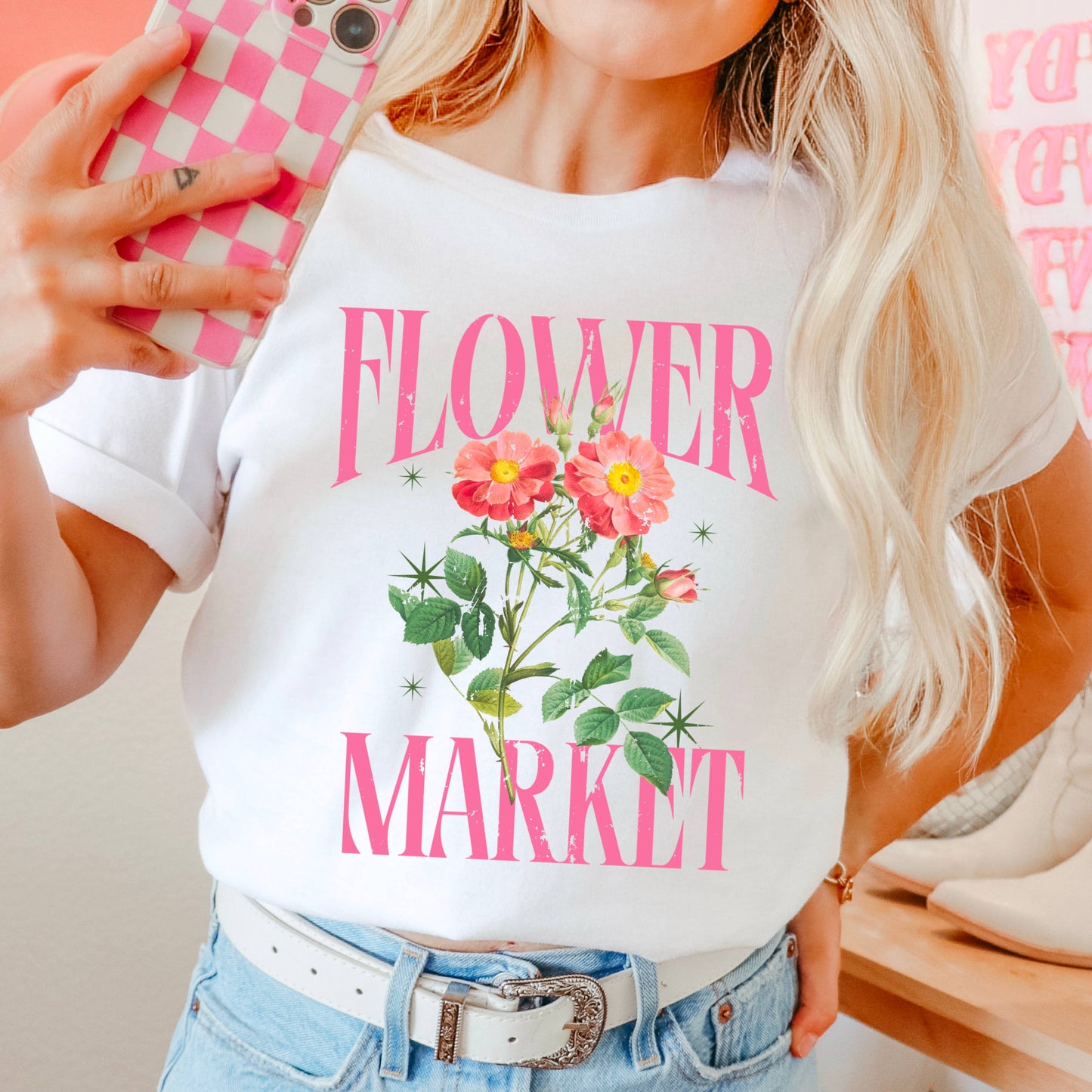 Flower Market Graphic Shirt | Summer 2025 | Comfort Color