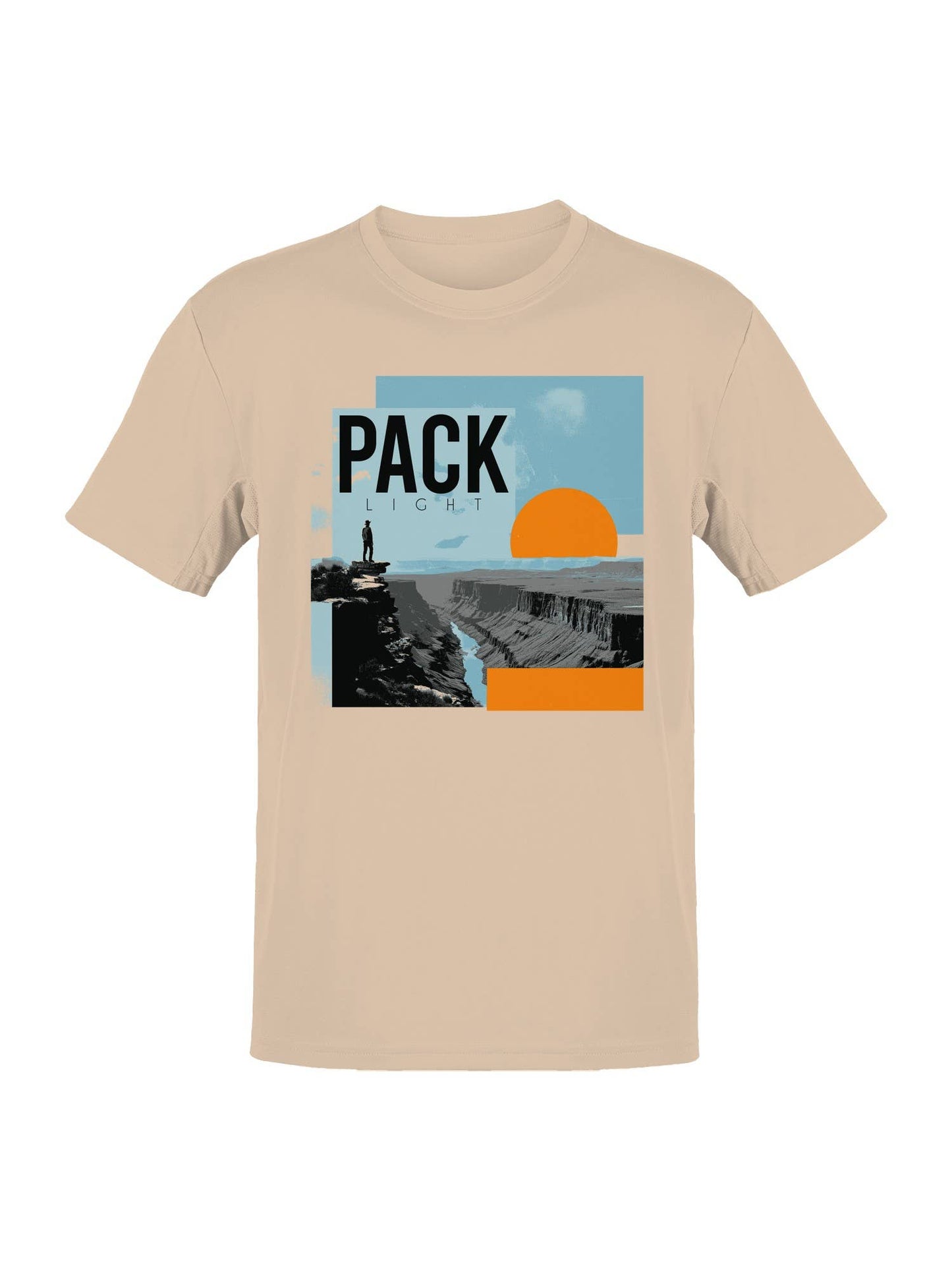 Adventure Awaits: Pack Light Men's T-Shirt