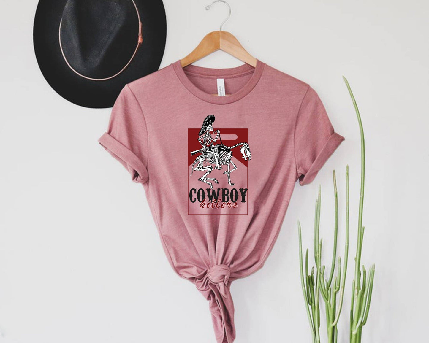 Skeletal Cowboy Riders Graphic Tee