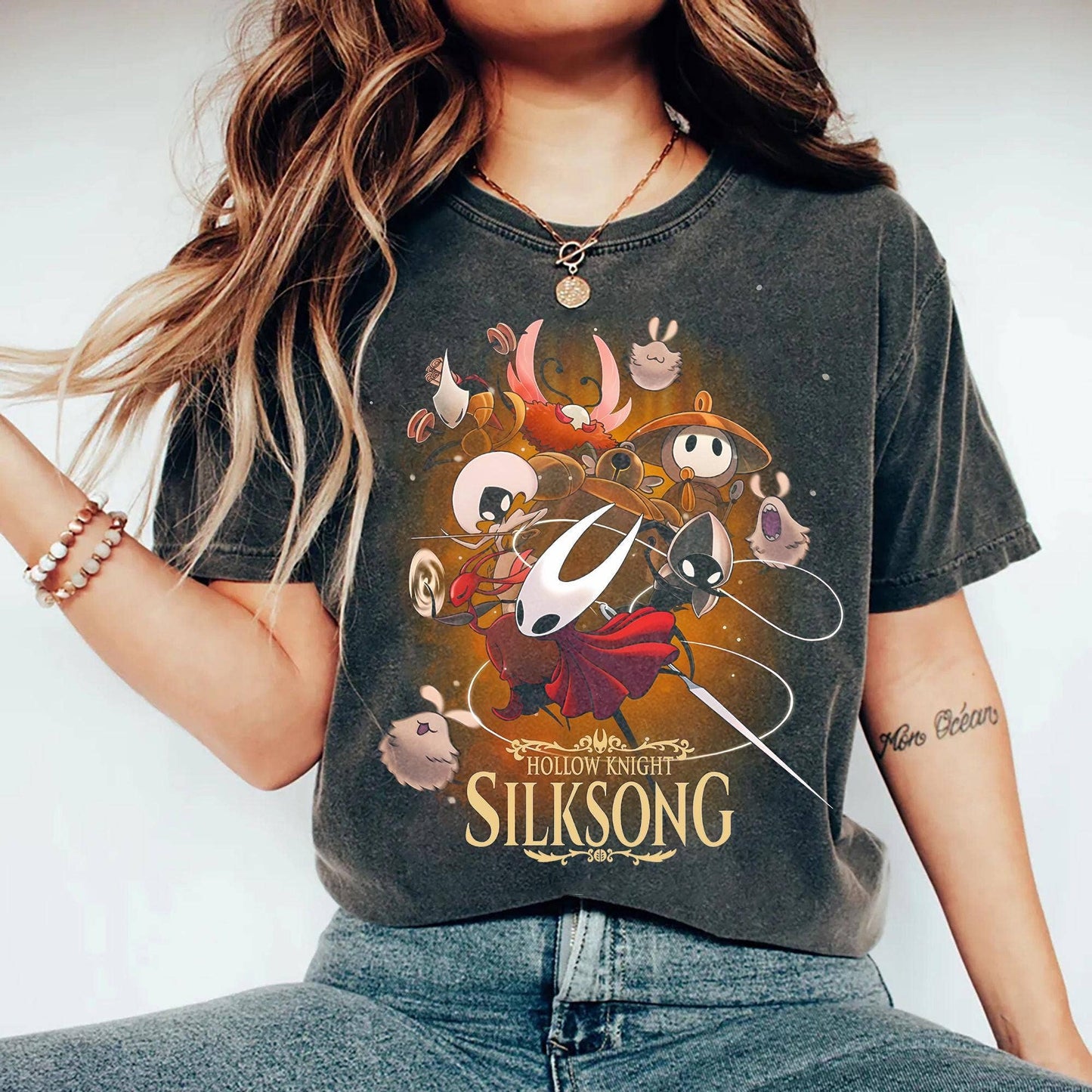 Hollow Knight Silksong Hornet Graphic Tee