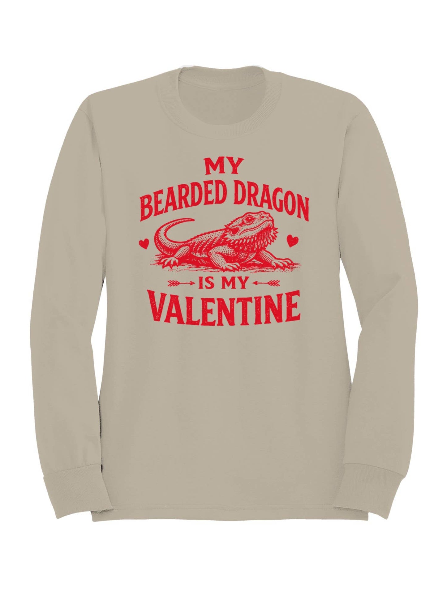 Bearded Dragon Valentine Love Women's Sweatshirt