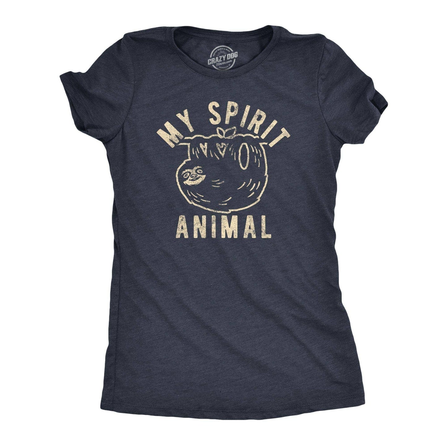 My Spirit Animal: Sloth Women's Tshirt Animal Graphic Tee