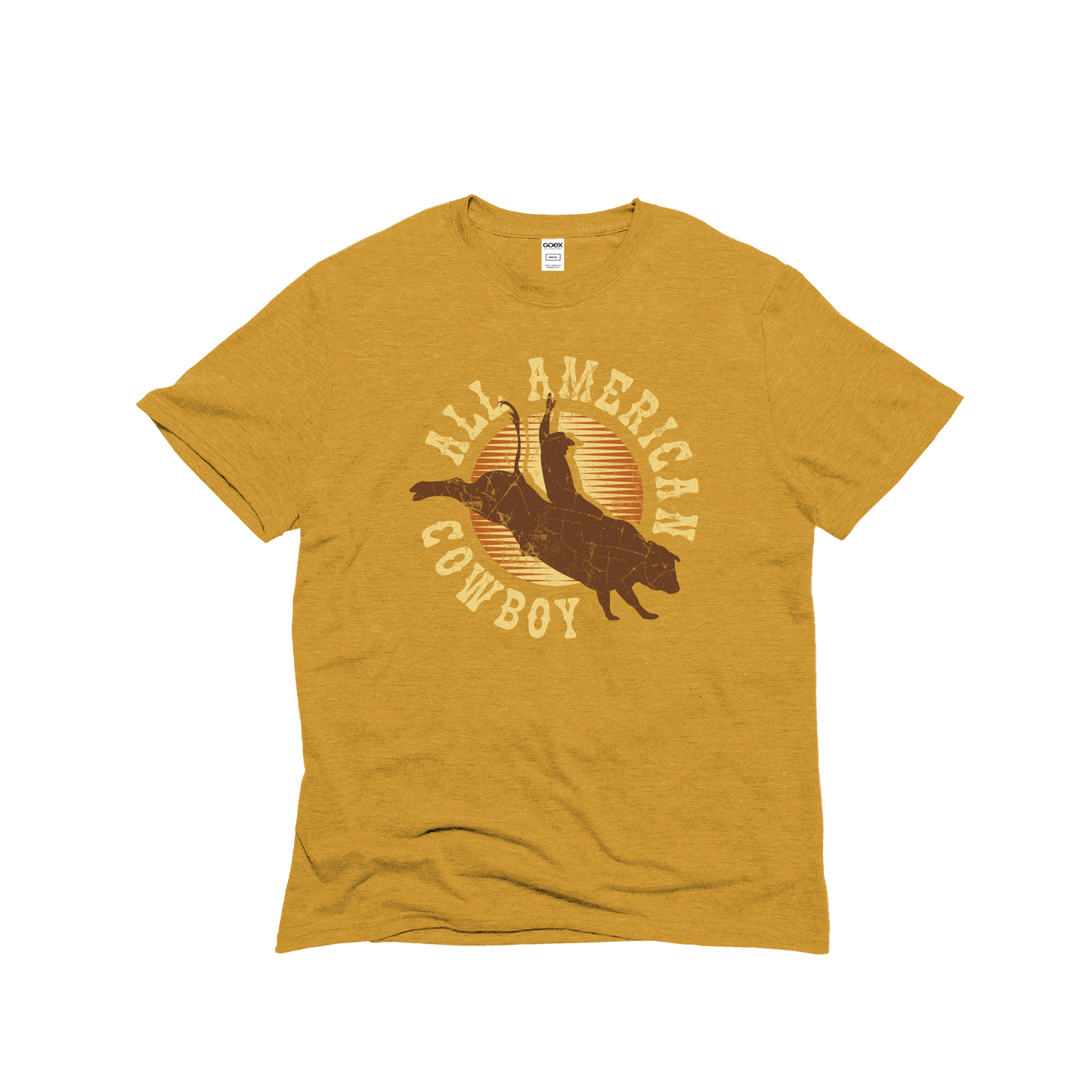 All American Cowboy Western Graphic Tee - 24pk