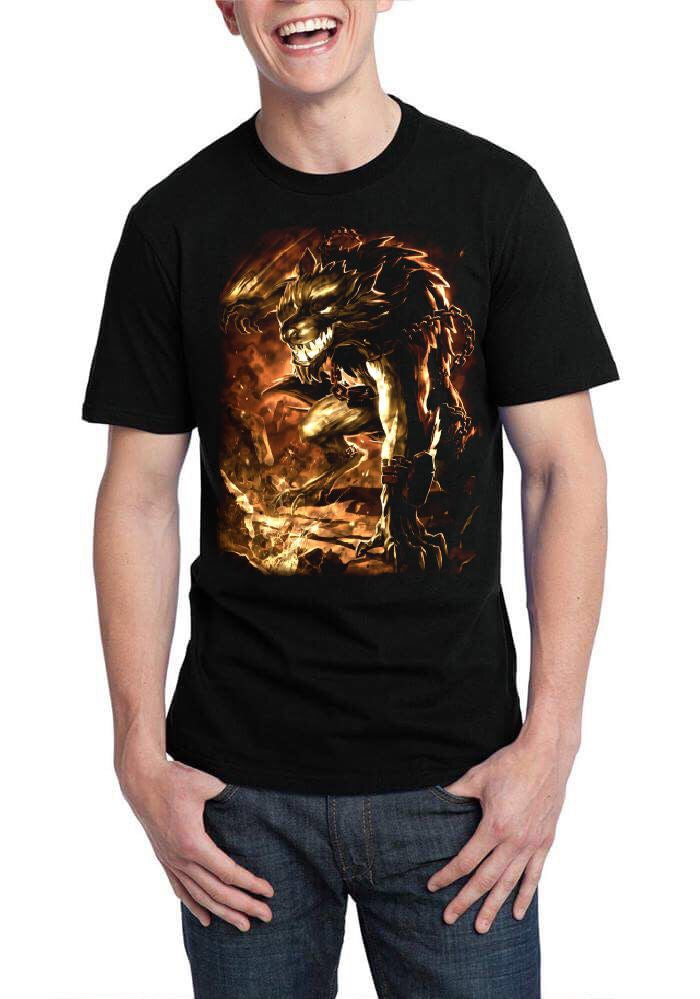 Fenrir Wolf Of Odin Black T-Shirt