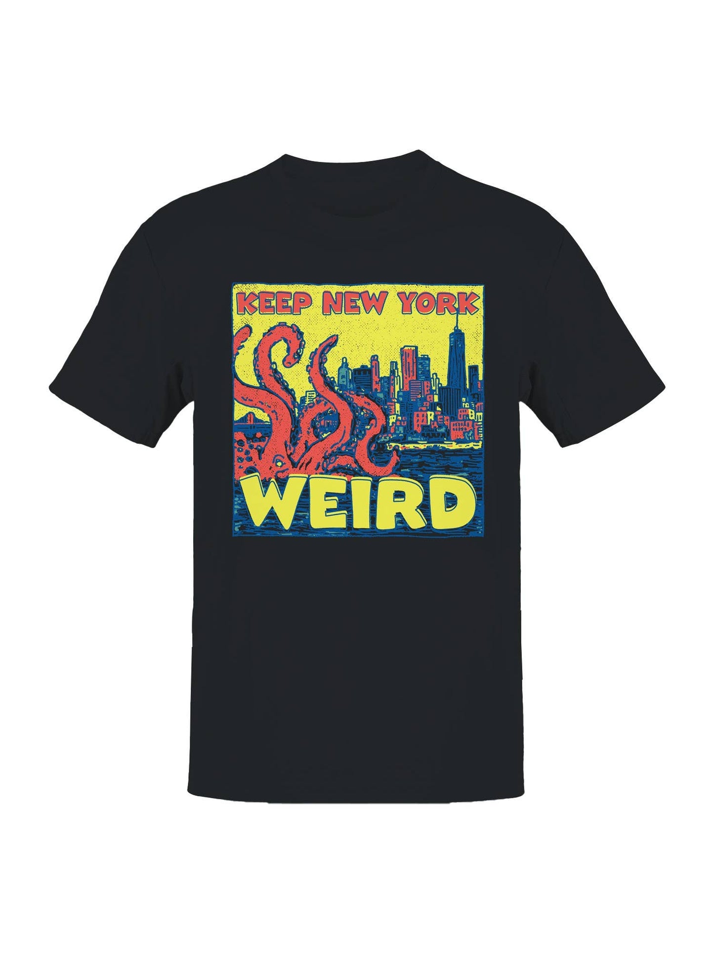 Keep New York Weird Octopus Art Men's T-Shirt