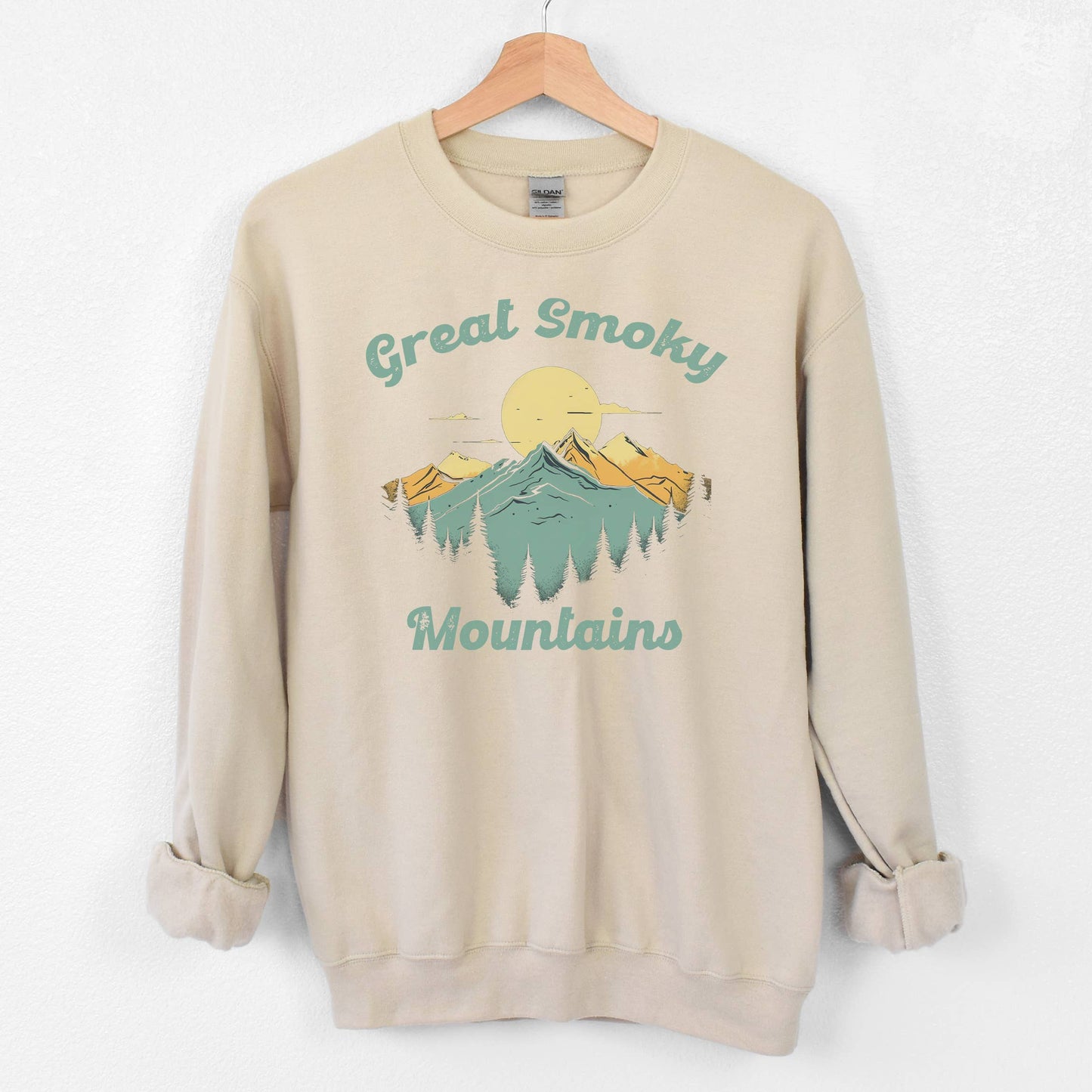 Great Smoky Sand Sweatshirt | National Park | Sizes S-2XL