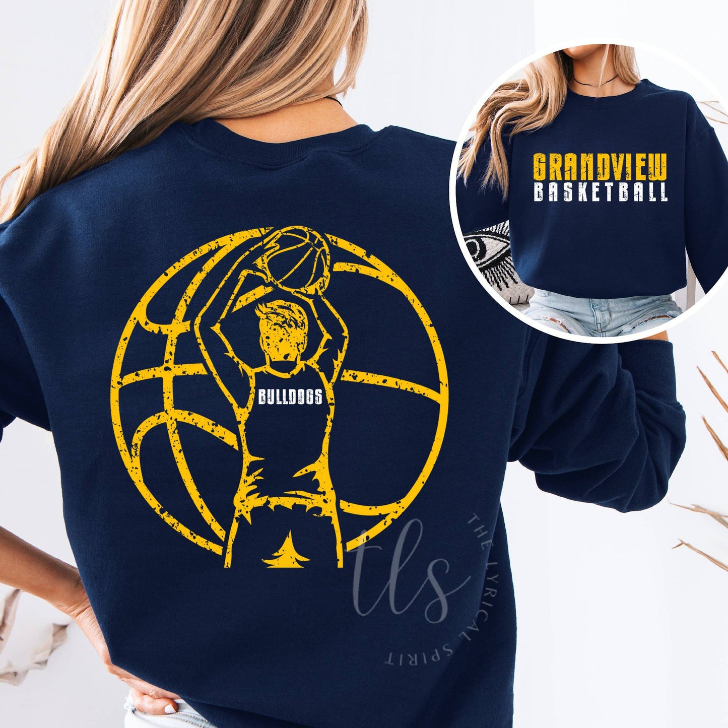 Customizable Boys Basketball Spirit Wear T-Shirt/Sweatshirt