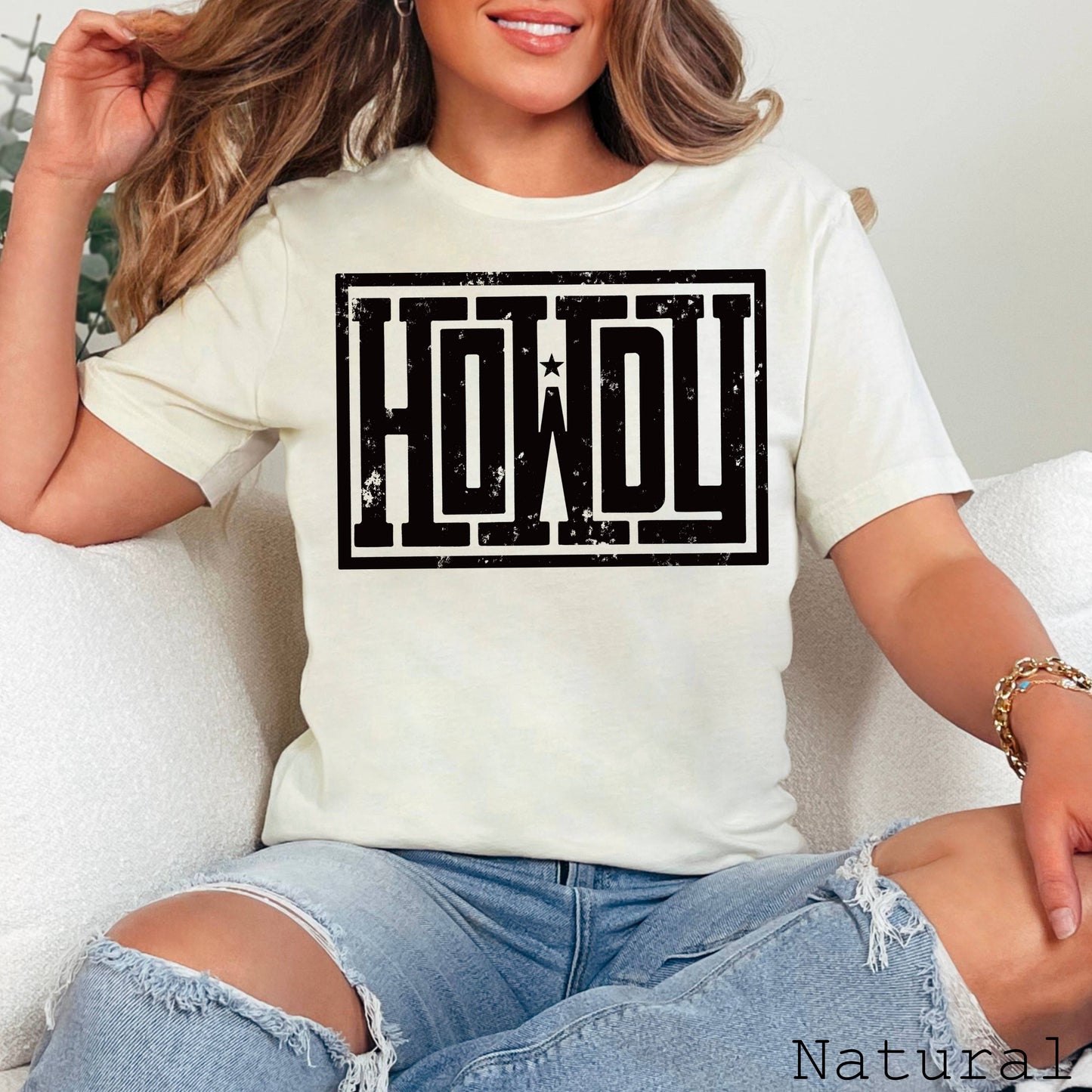 Howdy Graphic Tee | Western Graphic Tee | Bella Canvas