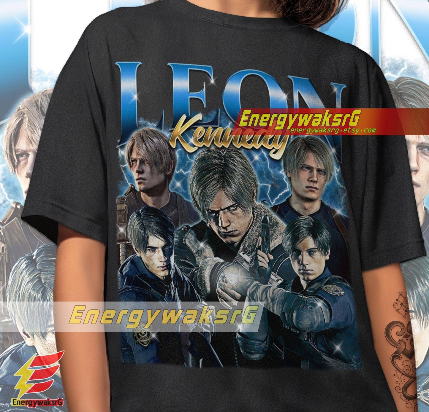 Limited Edition Leon S. Kennedy Retro 90's Unisex T-Shirt